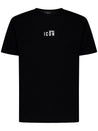 DSQUARED2-OUTLET-SALE-T-Shirts & Polos SCHWARZ-ARCHIVIST