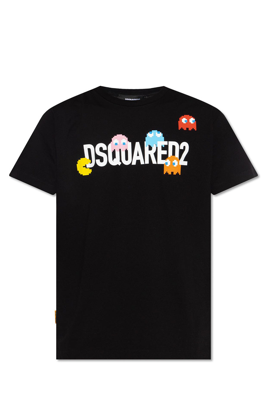 DSQUARED2-OUTLET-SALE-T-Shirts & Polos SCHWARZ-ARCHIVIST