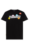 DSQUARED2-OUTLET-SALE-T-Shirts & Polos SCHWARZ-ARCHIVIST