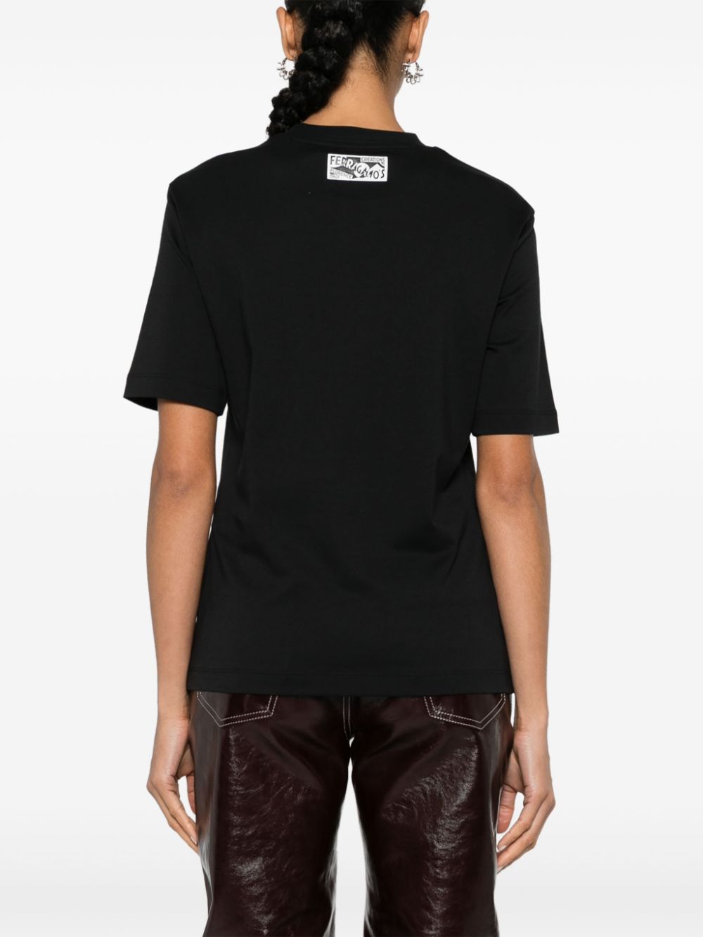 Ferragamo-OUTLET-SALE-T-Shirts & Polos SCHWARZ-ARCHIVIST