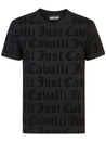 Just Cavalli-OUTLET-SALE-T-Shirts & Polos SCHWARZ-ARCHIVIST