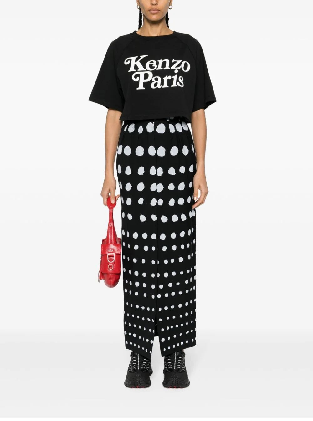 KENZO-OUTLET-SALE-T-Shirts & Polos SCHWARZ-ARCHIVIST