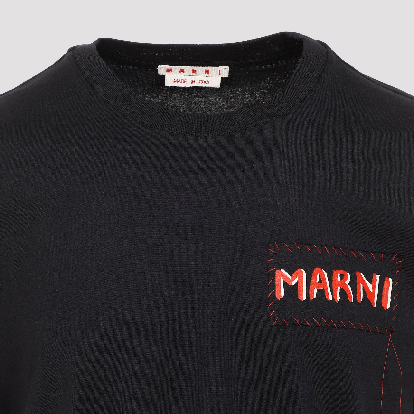 MARNI-OUTLET-SALE-T-Shirts & Polos SCHWARZ-ARCHIVIST