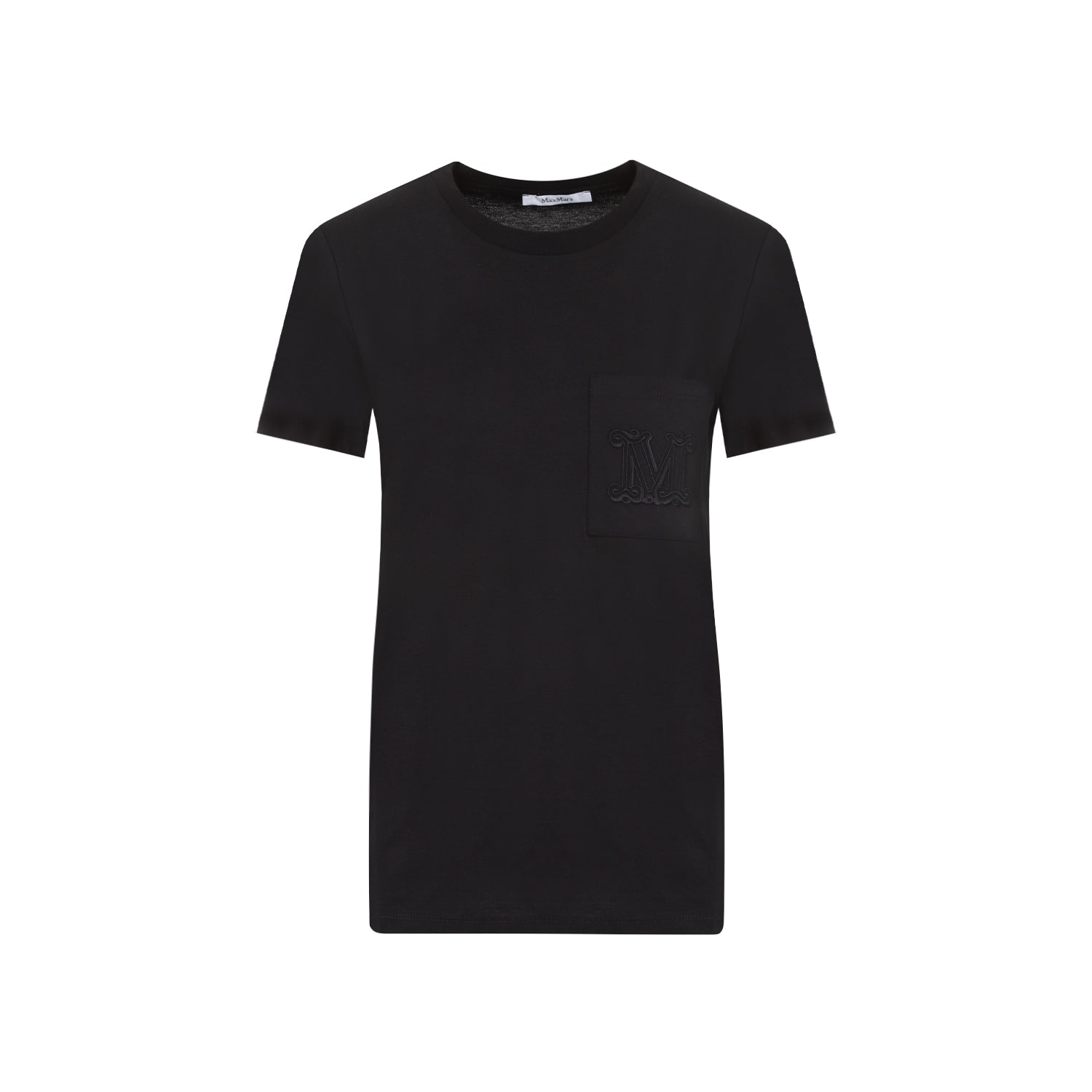 MAX MARA-OUTLET-SALE-T-Shirts & Polos SCHWARZ-ARCHIVIST