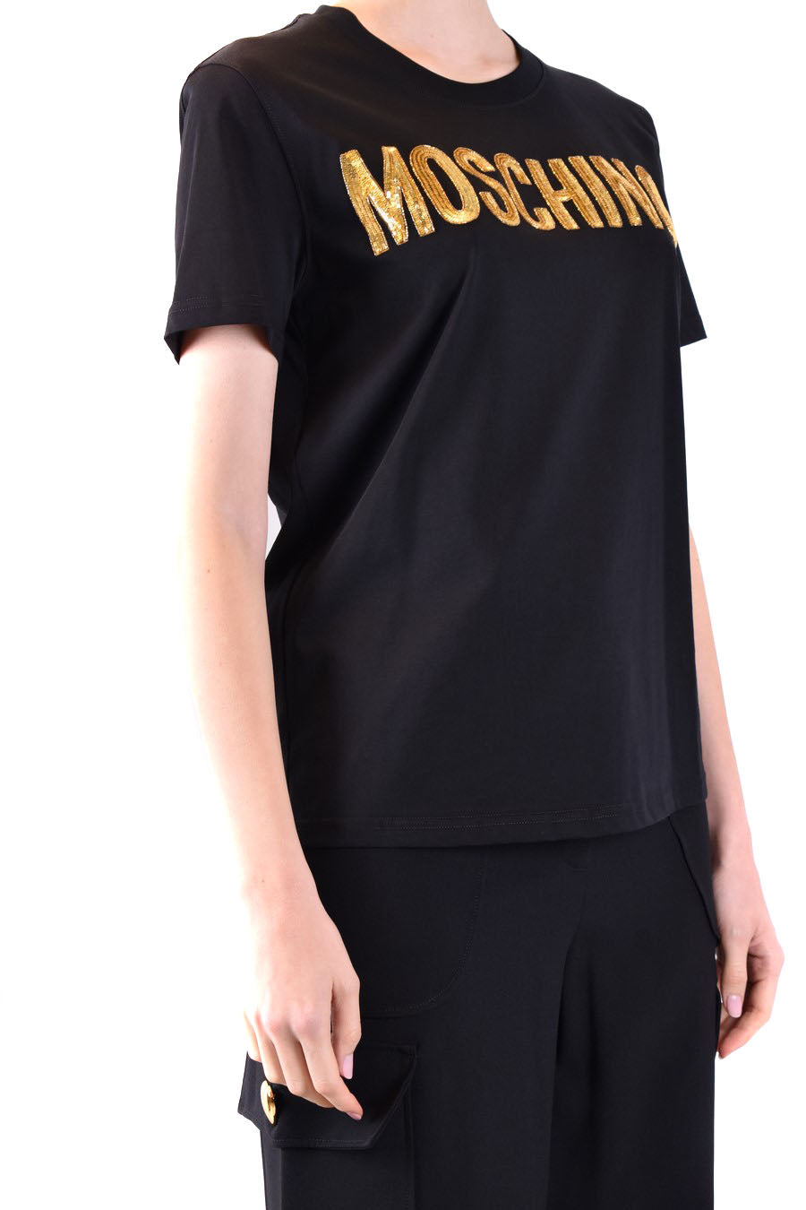 MOSCHINO-OUTLET-SALE-T-Shirts & Polos SCHWARZ-ARCHIVIST