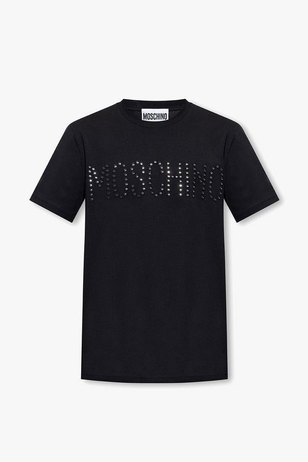 MOSCHINO-OUTLET-SALE-T-Shirts & Polos SCHWARZ-ARCHIVIST