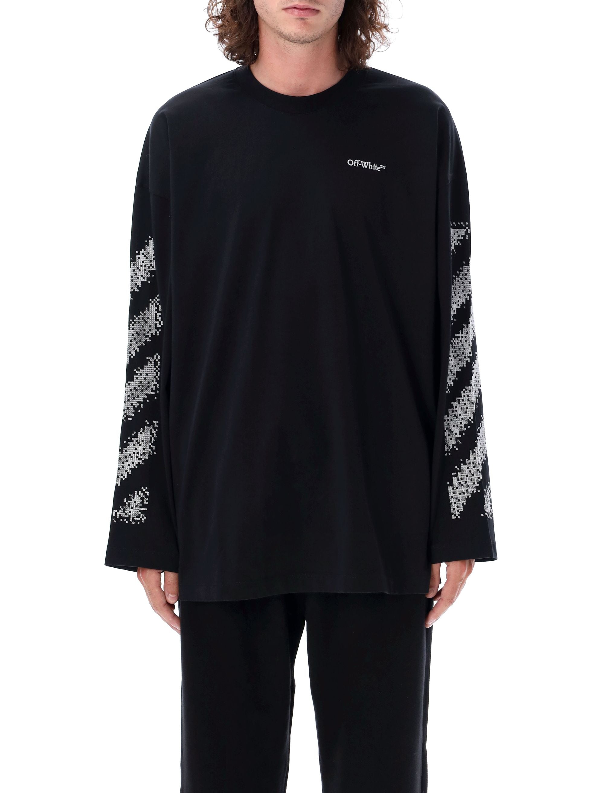 OFF-WHITE KIDS-OUTLET-SALE-T-Shirts & Polos SCHWARZ-ARCHIVIST