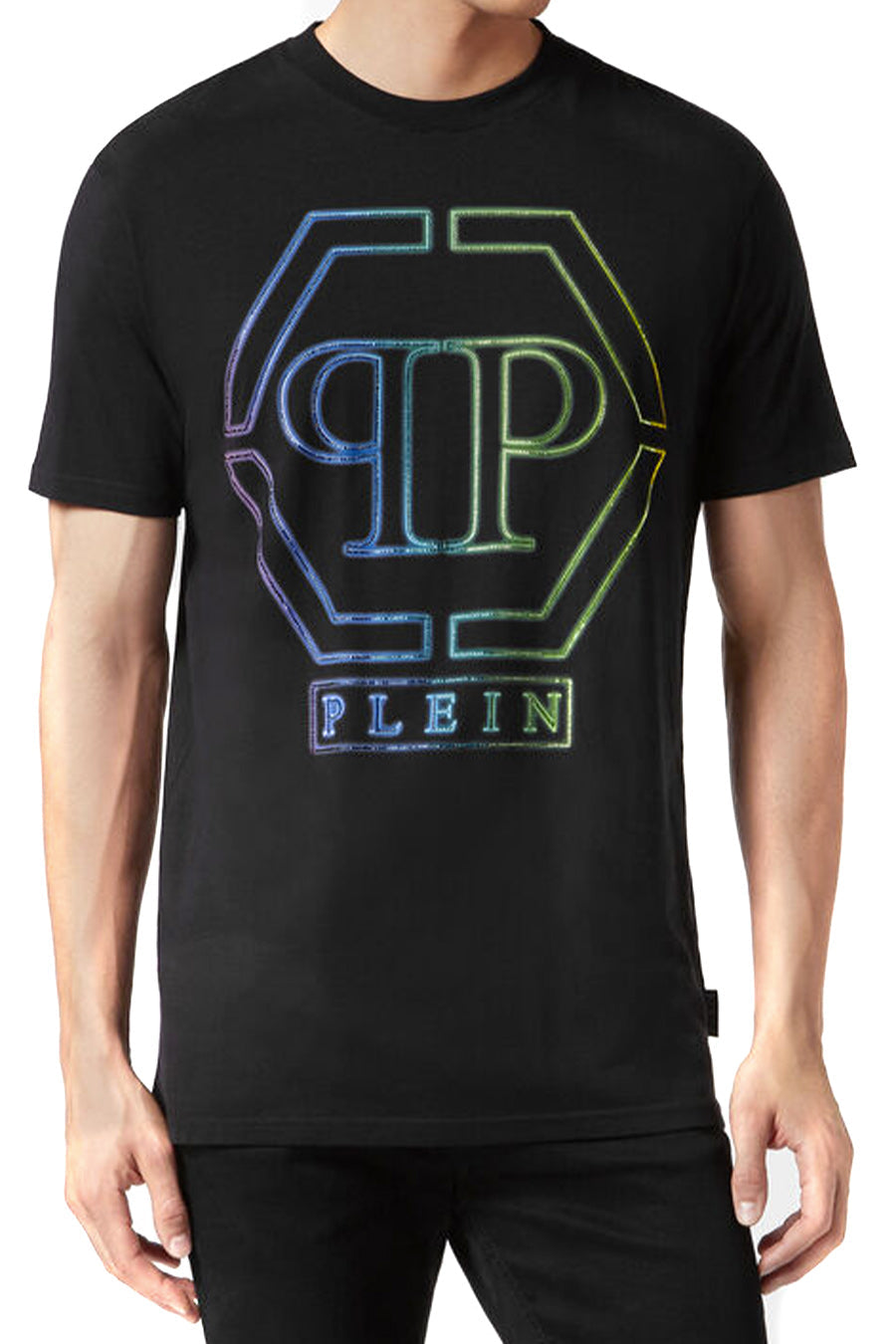 PHILIPP PLEIN-OUTLET-SALE-T-Shirts & Polos SCHWARZ-ARCHIVIST