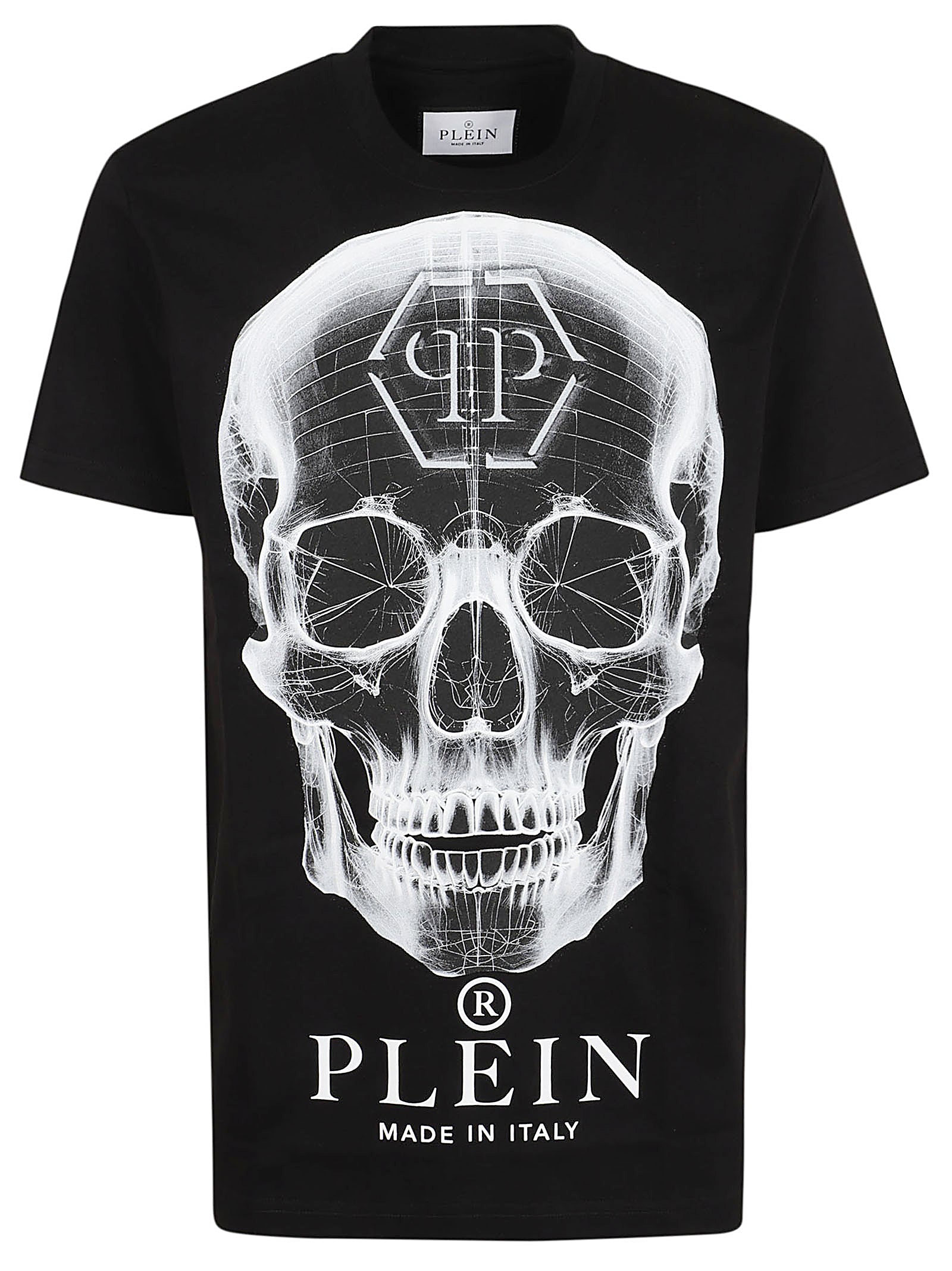 PHILIPP PLEIN-OUTLET-SALE-T-Shirts & Polos SCHWARZ-ARCHIVIST