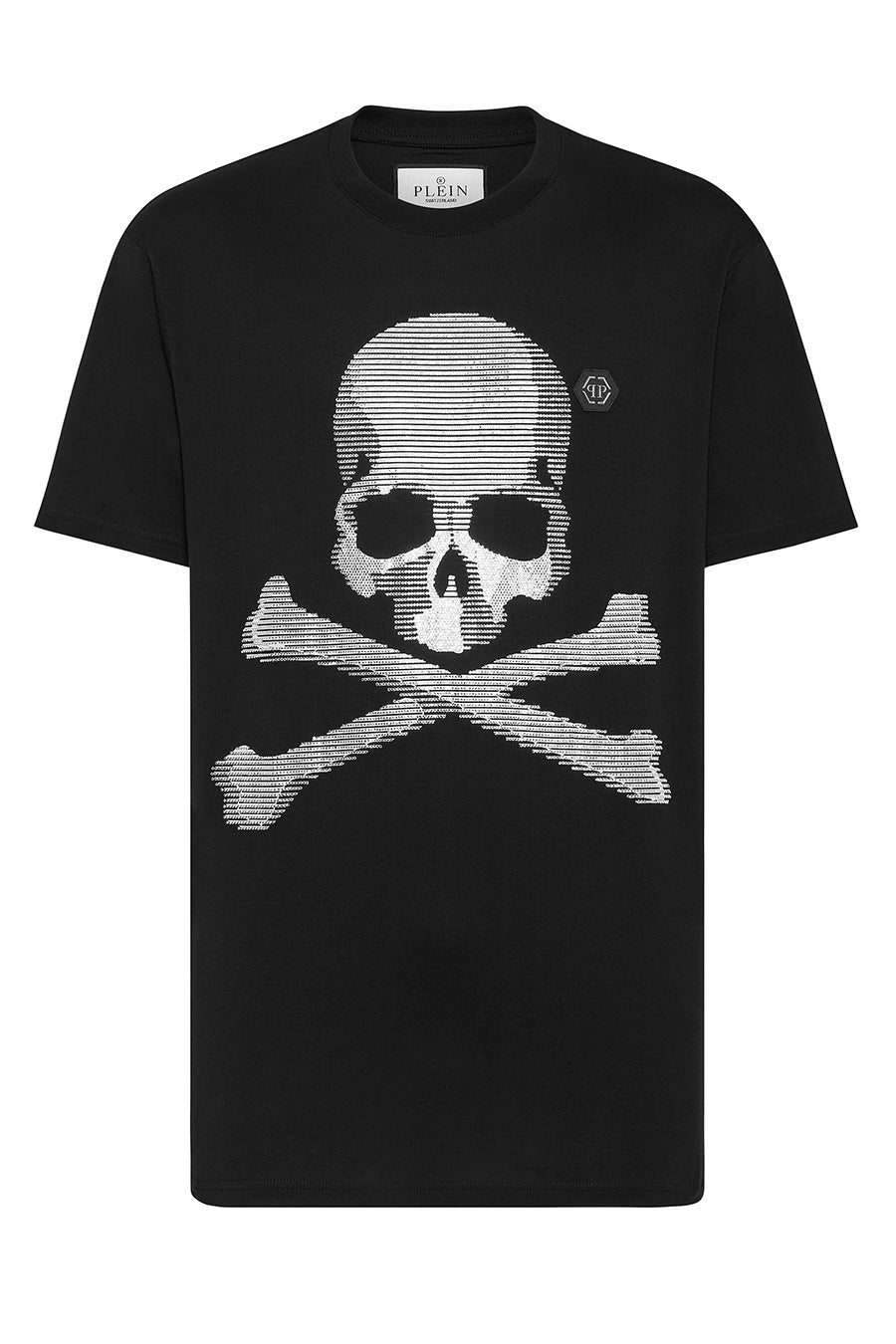 PHILIPP PLEIN-OUTLET-SALE-T-Shirts & Polos SCHWARZ-ARCHIVIST