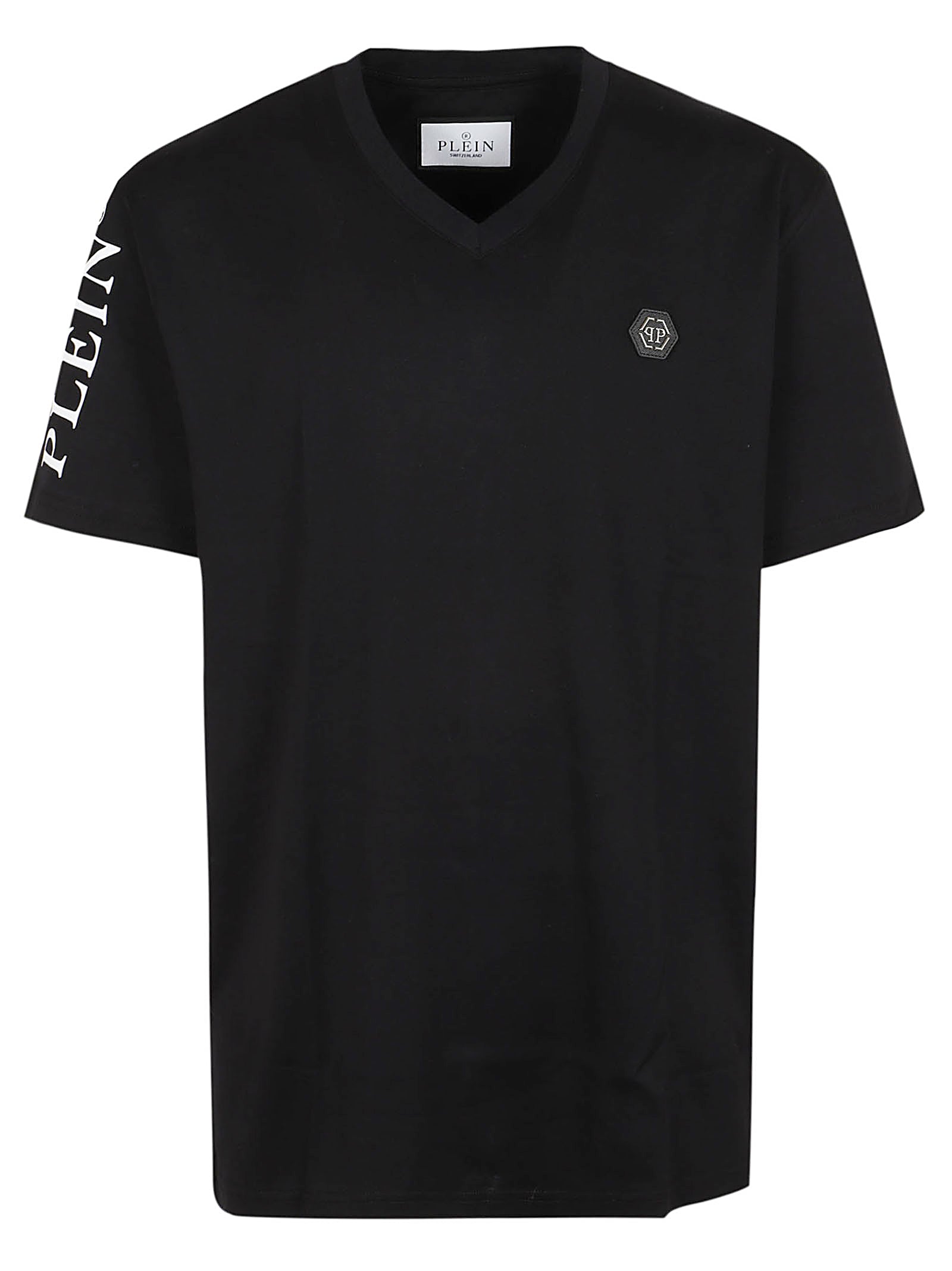 PHILIPP PLEIN-OUTLET-SALE-T-Shirts & Polos SCHWARZ-ARCHIVIST