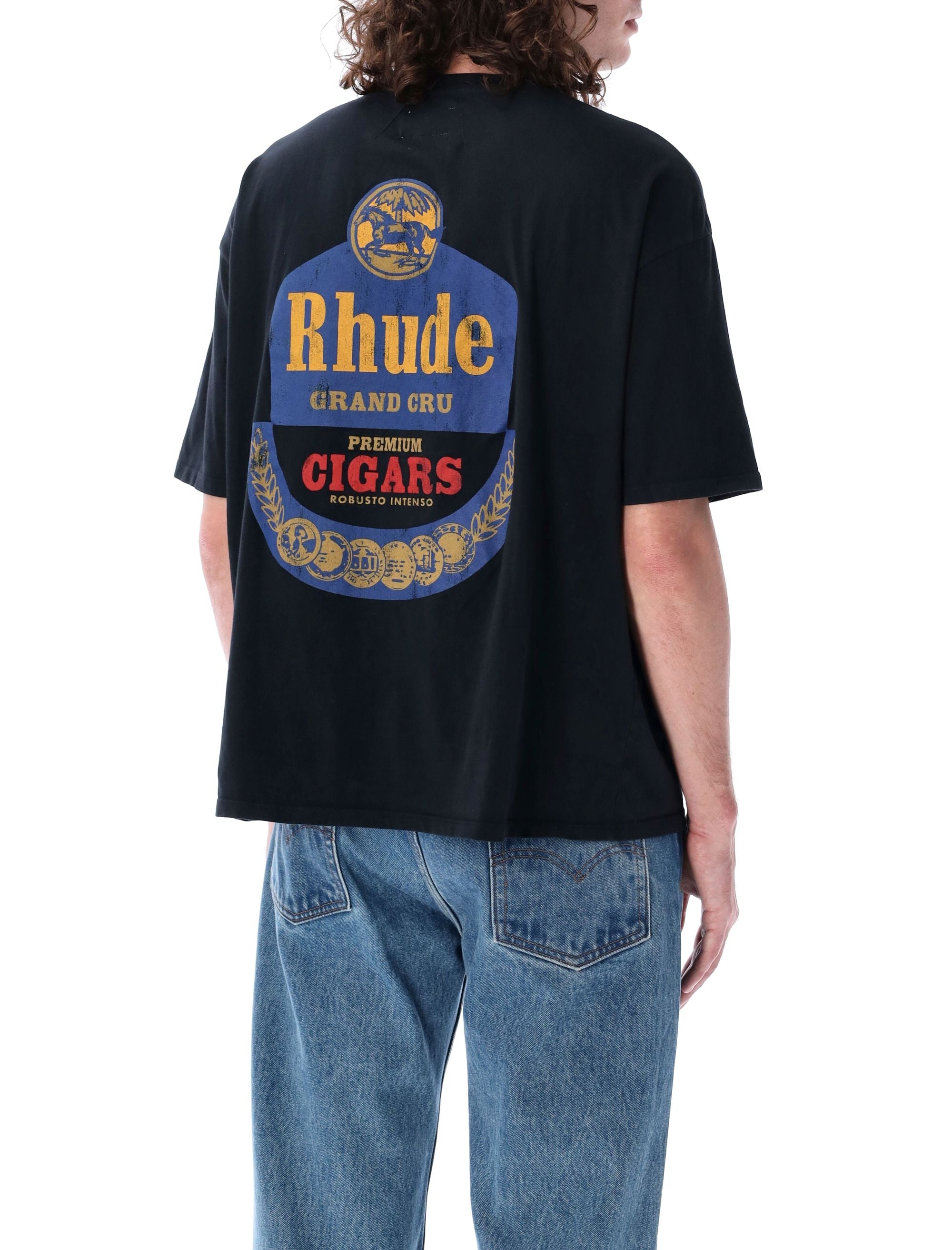 RHUDE-OUTLET-SALE-T-Shirts & Polos SCHWARZ-ARCHIVIST