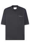 SACAI-OUTLET-SALE-T-Shirts & Polos SCHWARZ-ARCHIVIST