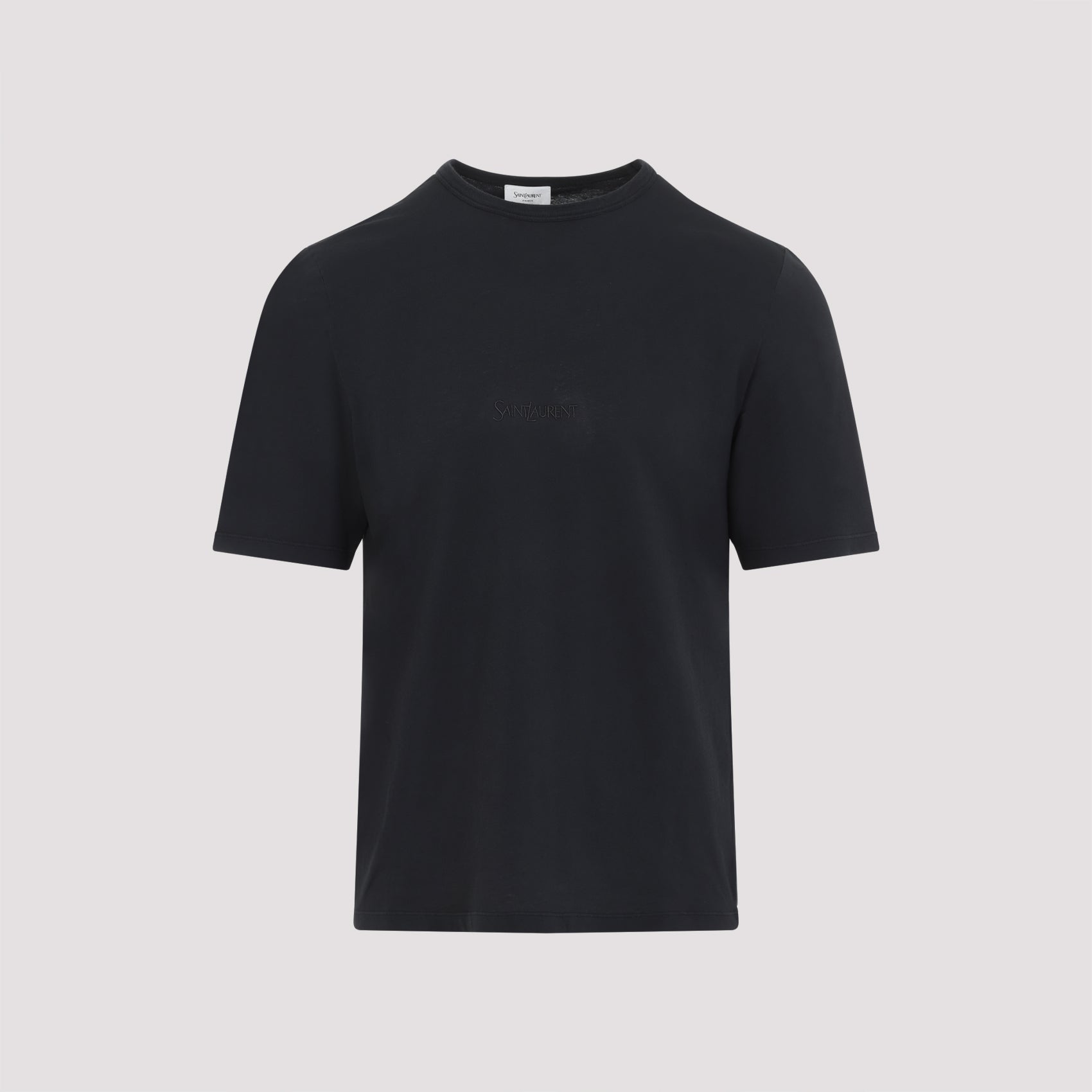 Saint Laurent-OUTLET-SALE-T-Shirts & Polos SCHWARZ-ARCHIVIST