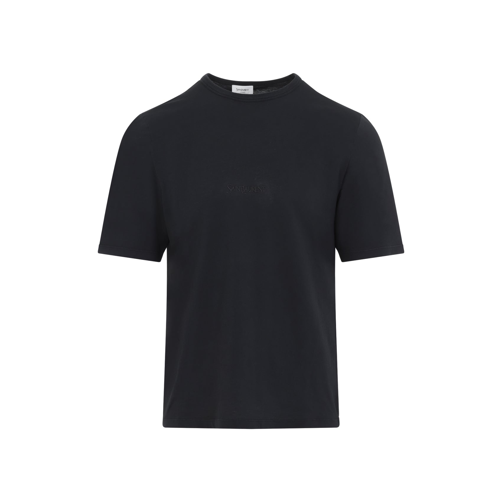Saint Laurent-OUTLET-SALE-T-Shirts & Polos SCHWARZ-ARCHIVIST