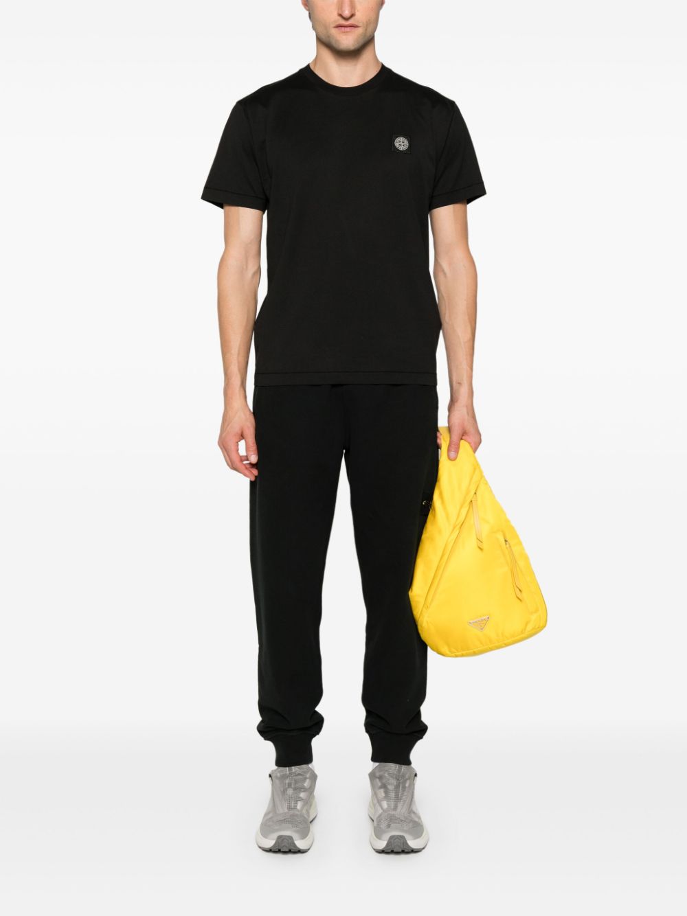 Stone Island-OUTLET-SALE-T-Shirts & Polos SCHWARZ-ARCHIVIST