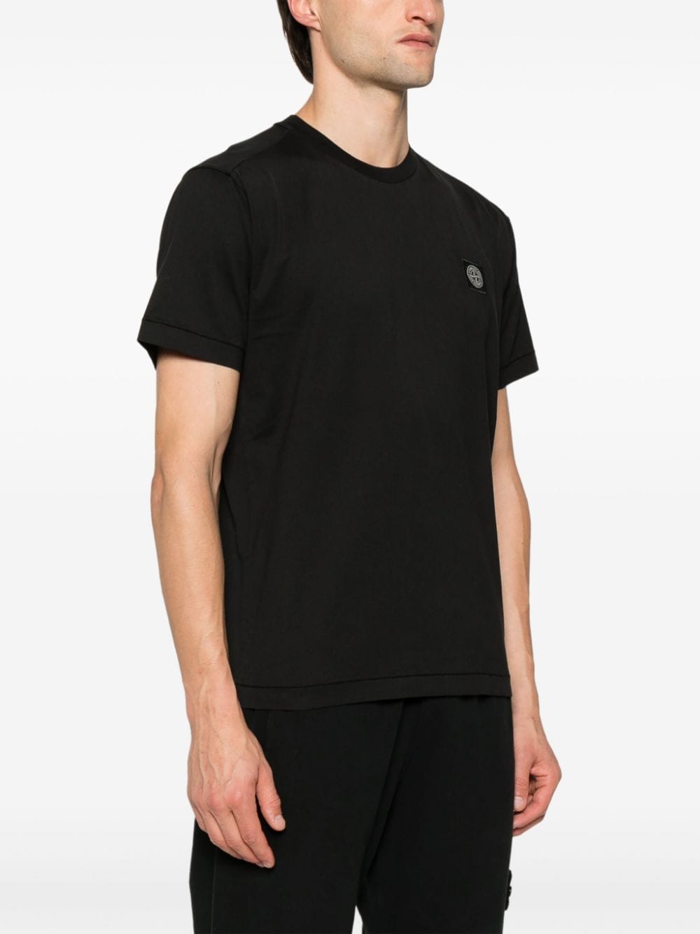 Stone Island-OUTLET-SALE-T-Shirts & Polos SCHWARZ-ARCHIVIST