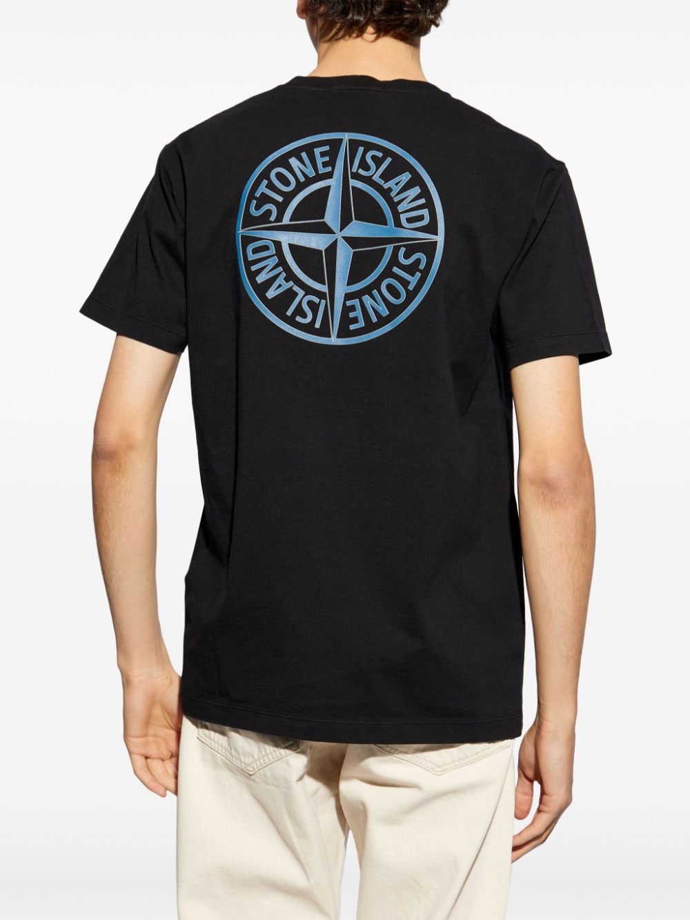 Stone Island-OUTLET-SALE-T-Shirts & Polos SCHWARZ-ARCHIVIST