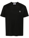 Stone Island-OUTLET-SALE-T-Shirts & Polos SCHWARZ-ARCHIVIST