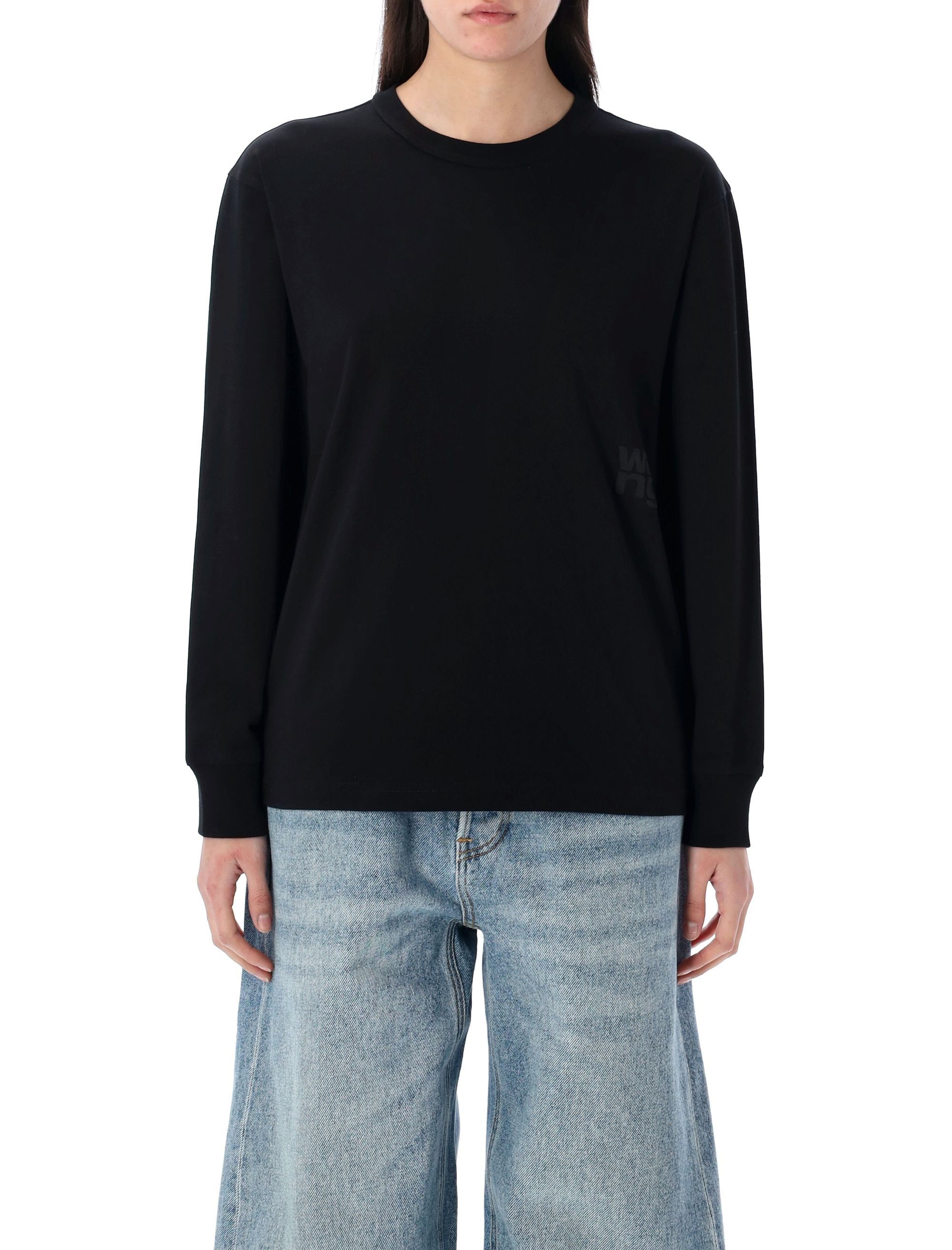 T By Alexander Wang-OUTLET-SALE-T-Shirts & Polos SCHWARZ-ARCHIVIST