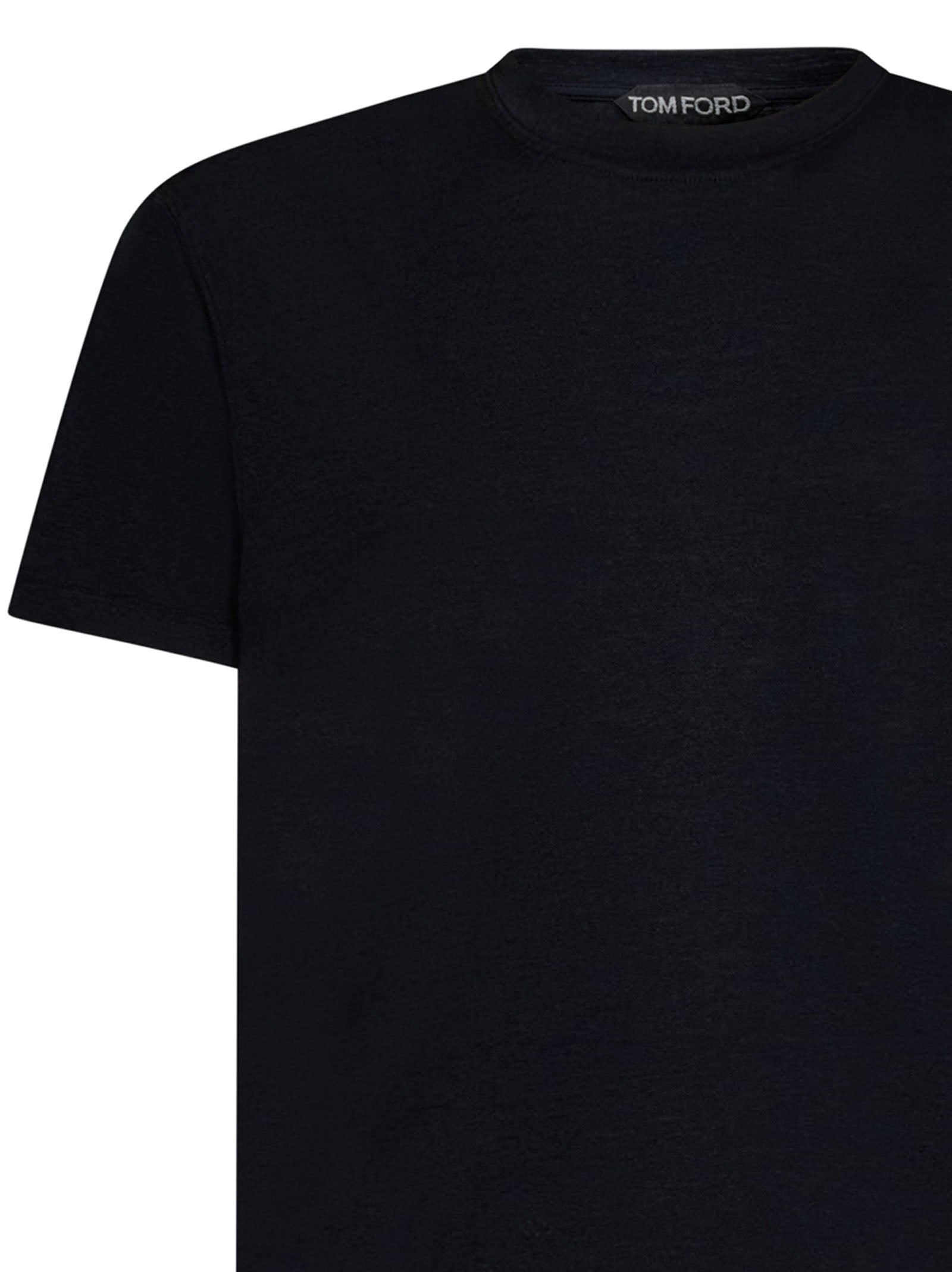 TOM FORD-OUTLET-SALE-T-Shirts & Polos SCHWARZ-ARCHIVIST