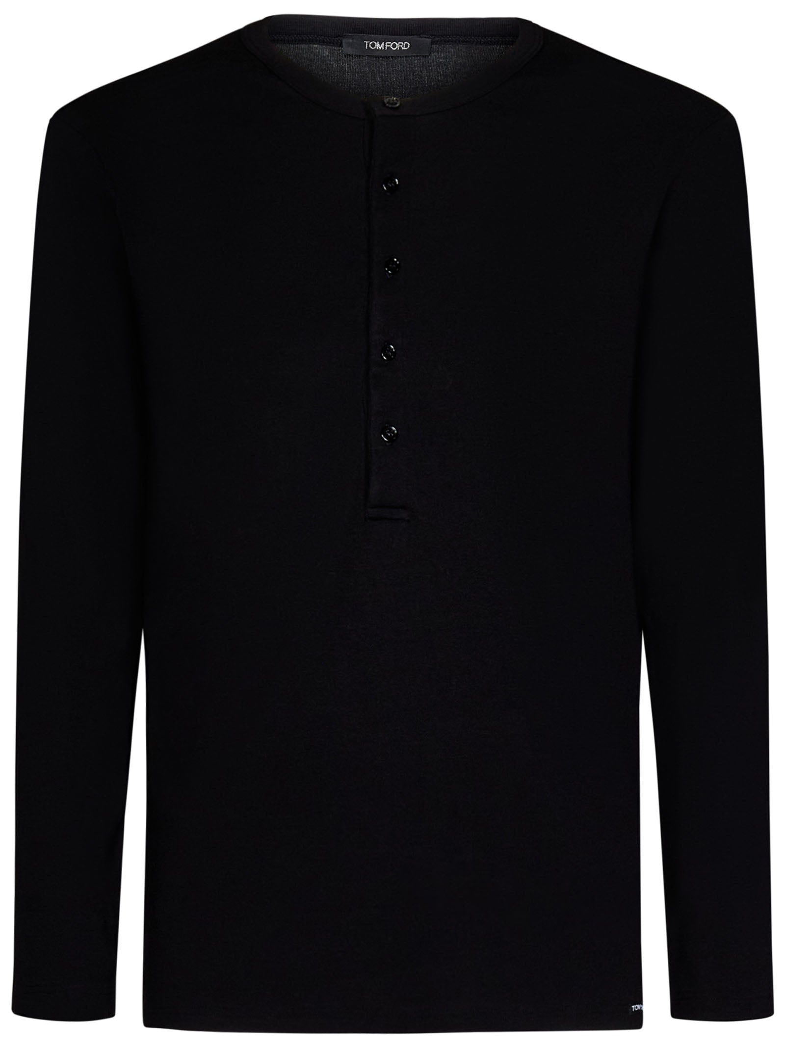 TOM FORD-OUTLET-SALE-T-Shirts & Polos SCHWARZ-ARCHIVIST