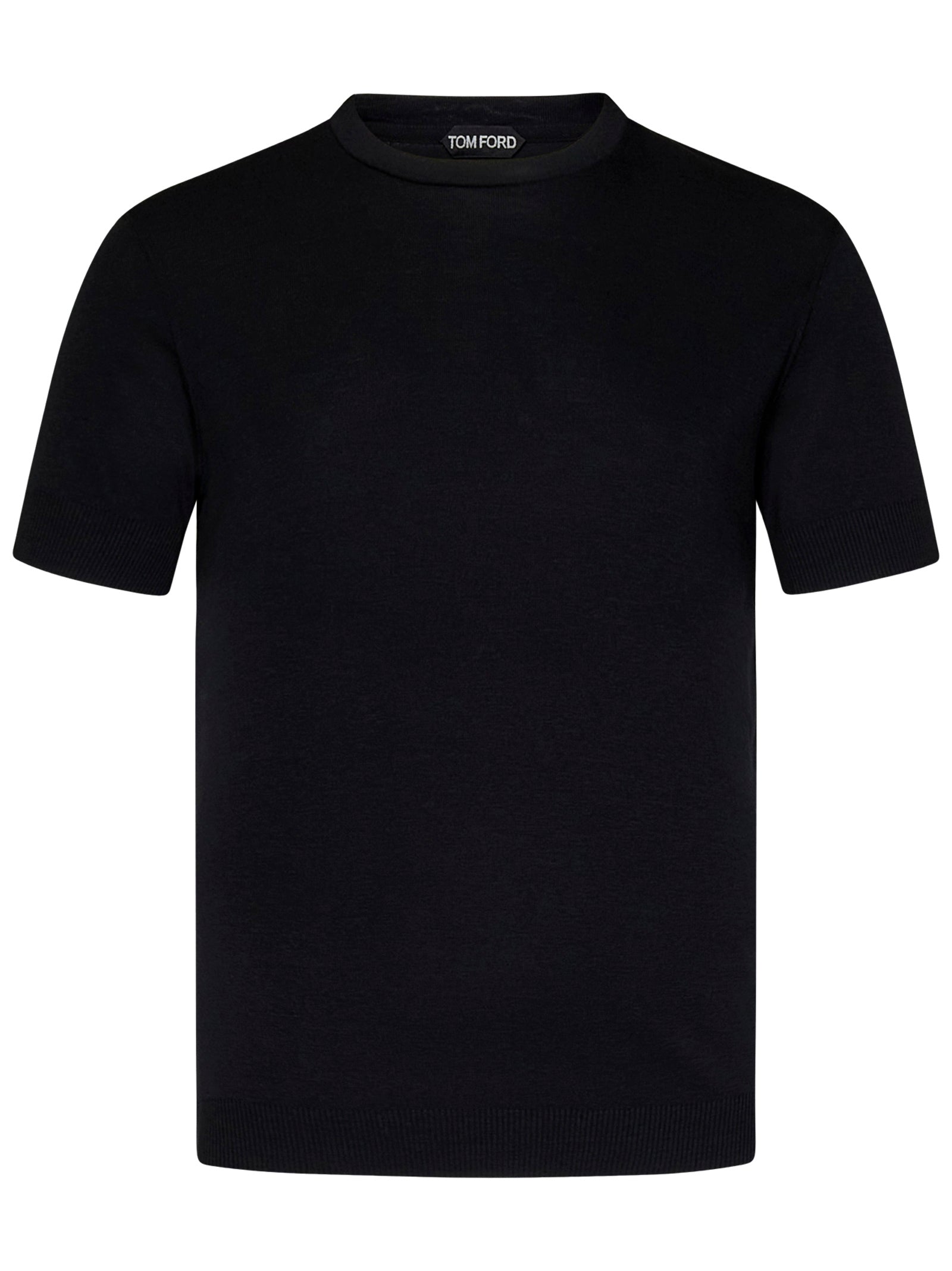 TOM FORD-OUTLET-SALE-T-Shirts & Polos SCHWARZ-ARCHIVIST