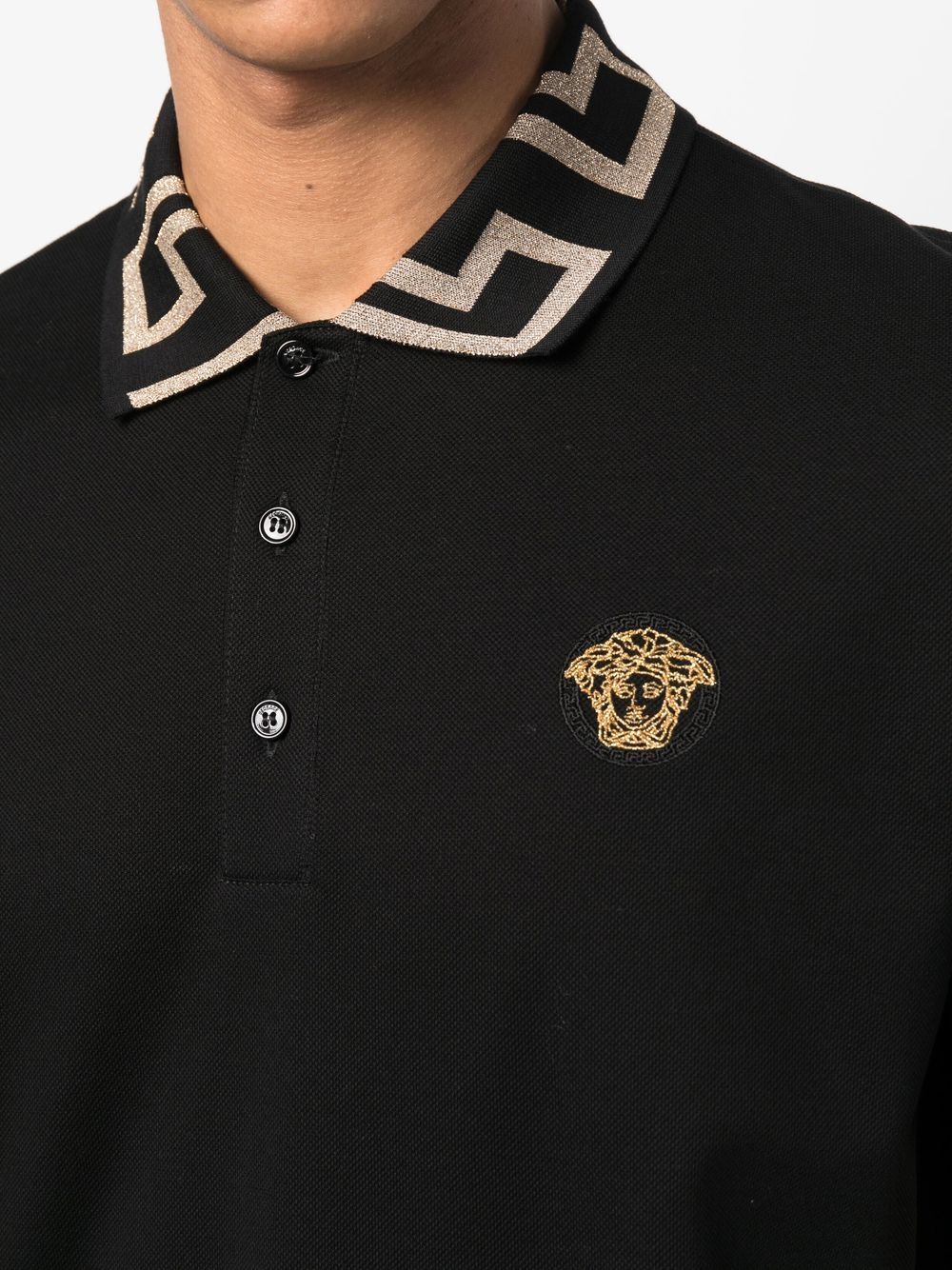 Versace-OUTLET-SALE-T-Shirts & Polos SCHWARZ-ARCHIVIST