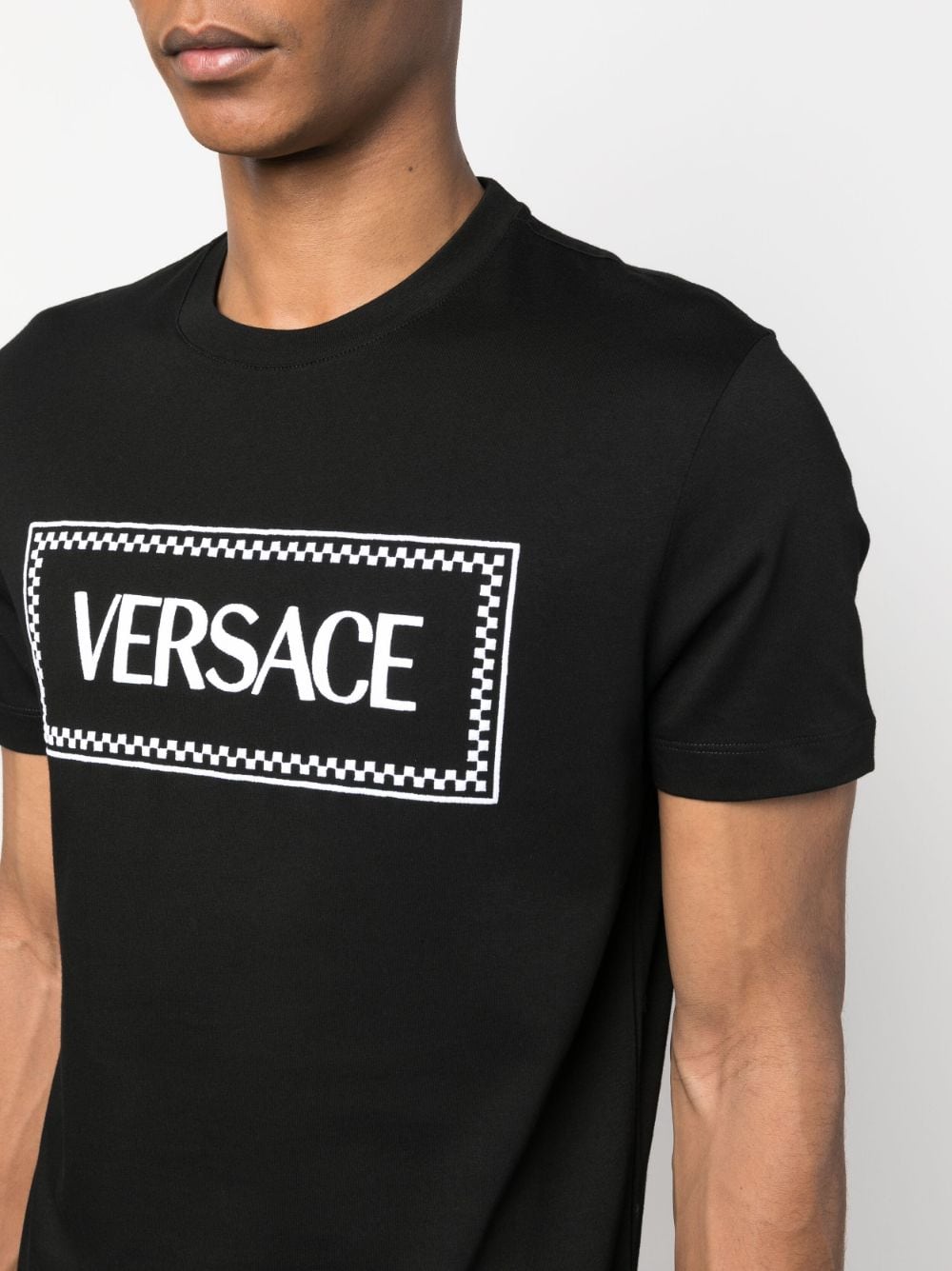 Versace-OUTLET-SALE-T-Shirts & Polos SCHWARZ-ARCHIVIST