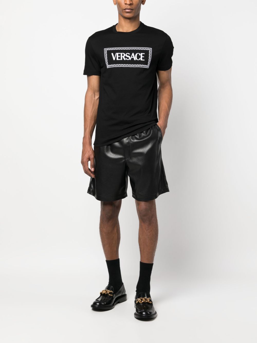 Versace-OUTLET-SALE-T-Shirts & Polos SCHWARZ-ARCHIVIST