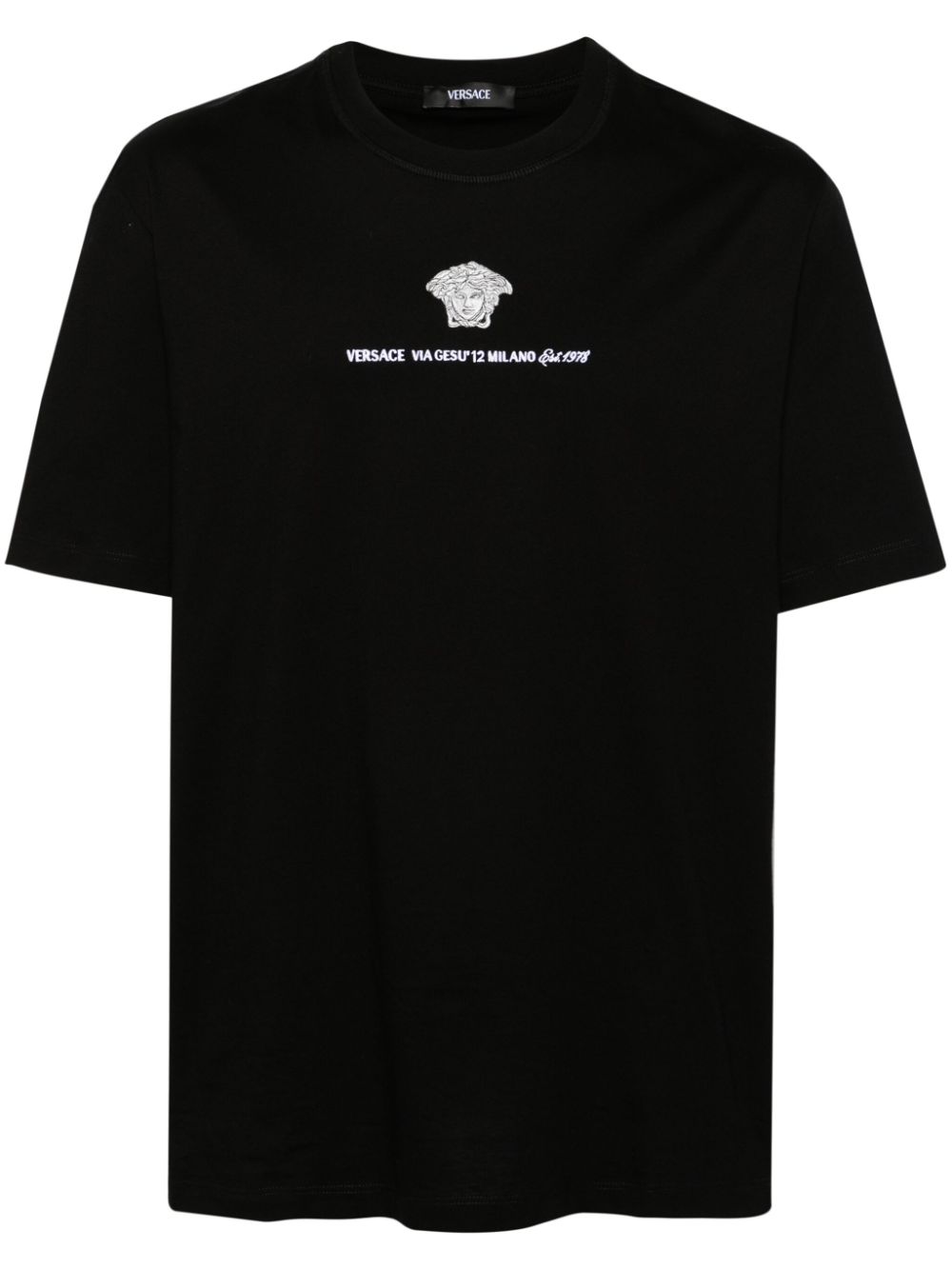 Versace-OUTLET-SALE-T-Shirts & Polos SCHWARZ-ARCHIVIST