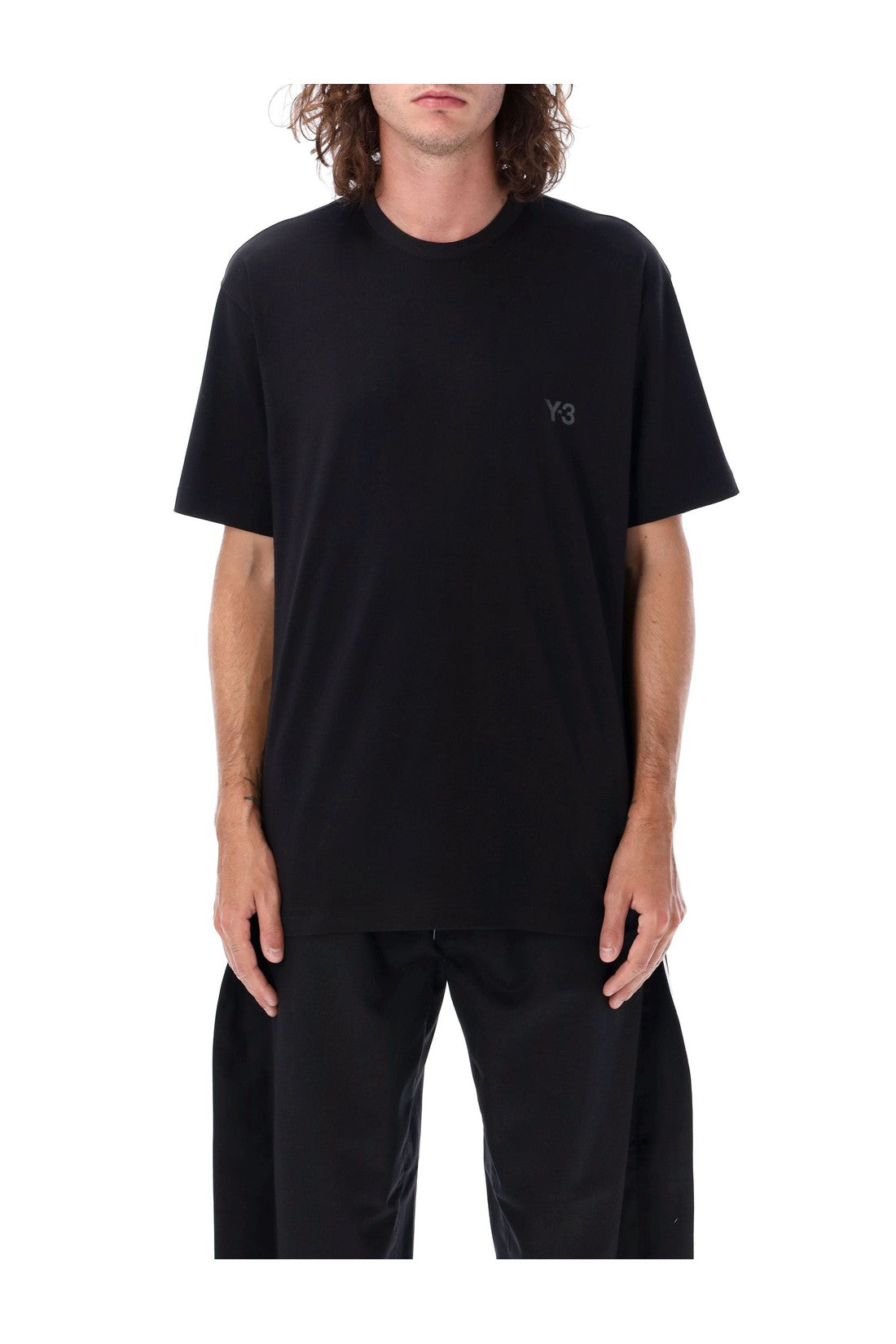 Y-3-OUTLET-SALE-T-Shirts & Polos SCHWARZ-ARCHIVIST