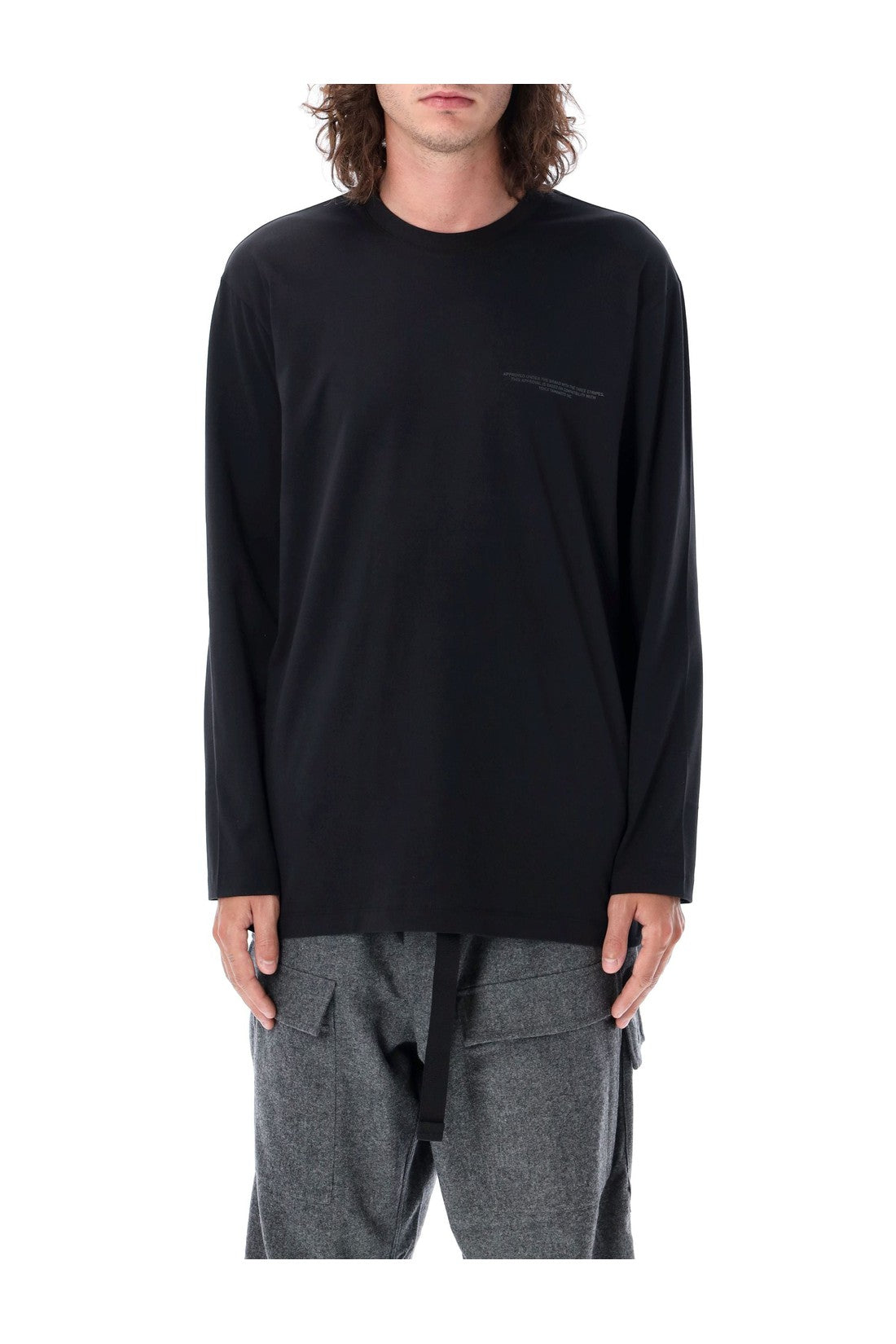 Y-3-OUTLET-SALE-T-Shirts & Polos SCHWARZ-ARCHIVIST