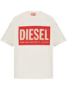 Diesel-OUTLET-SALE-T-Shirts & Polos WEISS-ARCHIVIST