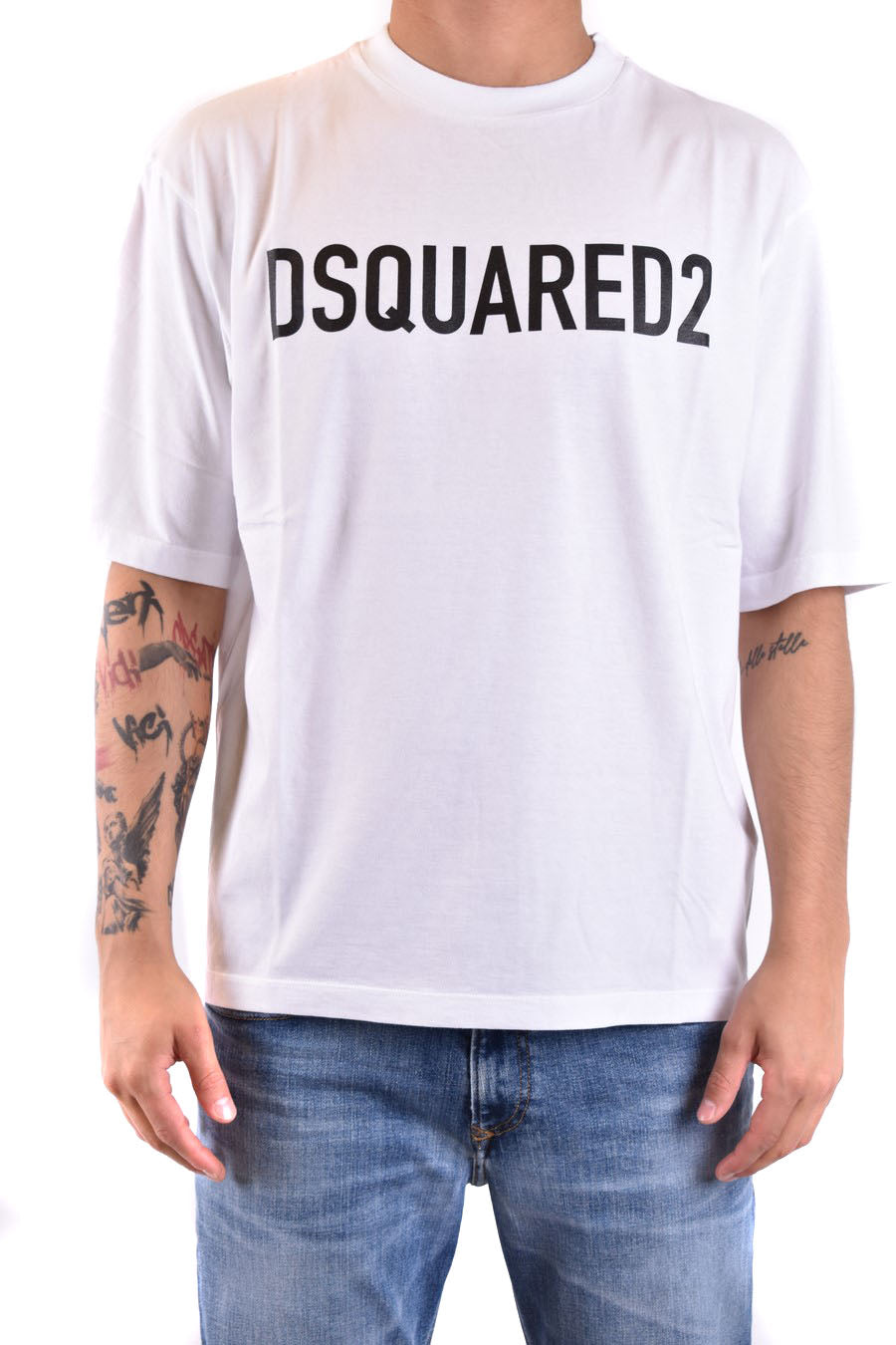 Dsquared2-OUTLET-SALE-T-Shirts & Polos WEISS-ARCHIVIST