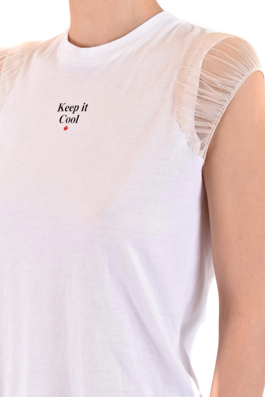 Dsquared2-OUTLET-SALE-T-Shirts & Polos WEISS-ARCHIVIST