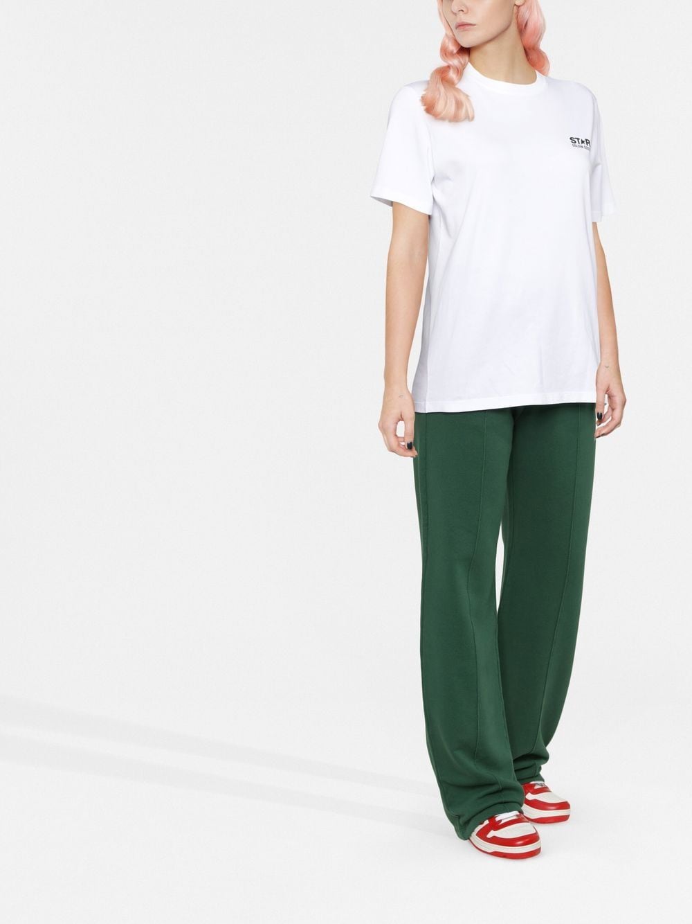 GOLDEN GOOSE-OUTLET-SALE-T-Shirts & Polos WEISS-ARCHIVIST