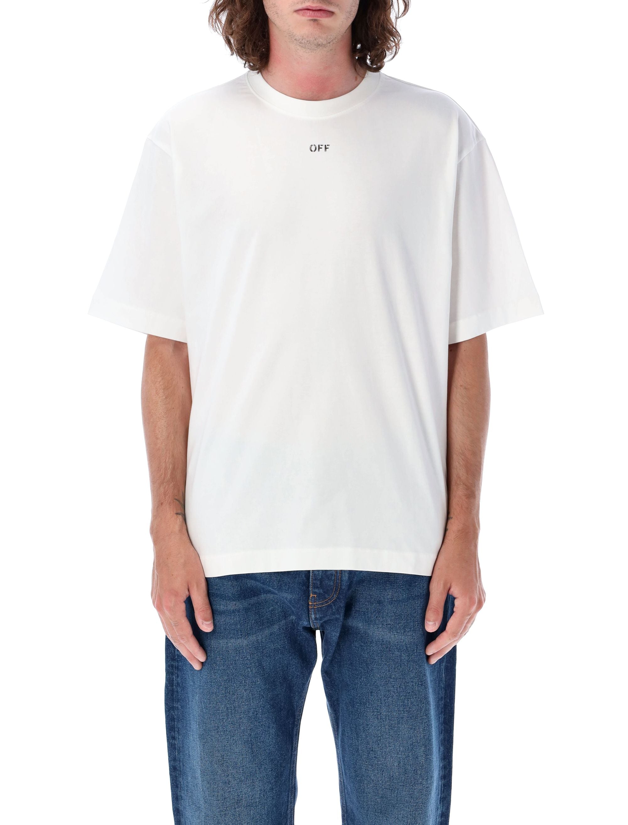 OFF-WHITE KIDS-OUTLET-SALE-T-Shirts & Polos WEISS-ARCHIVIST