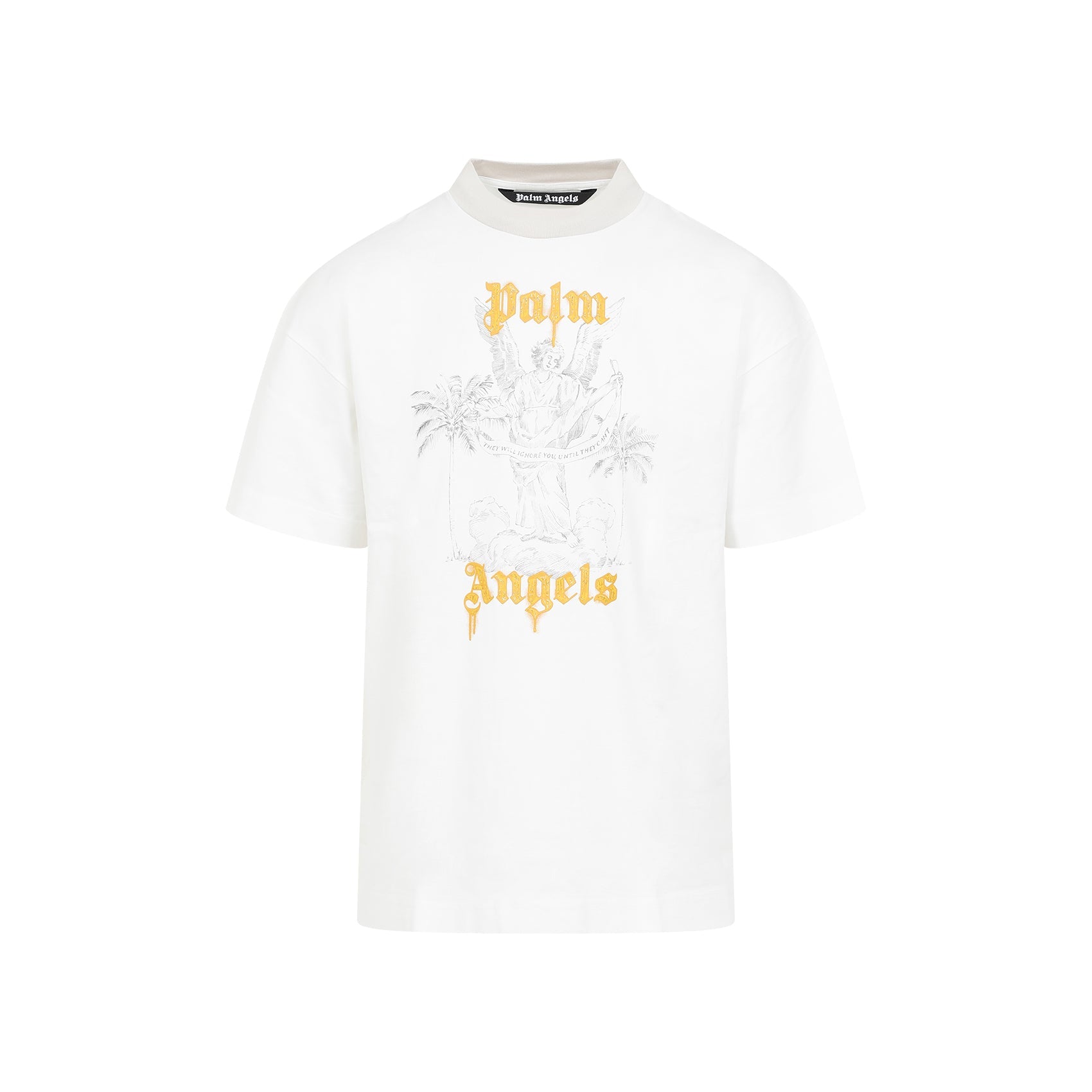 PALM ANGELS-OUTLET-SALE-T-Shirts & Polos WEISS-ARCHIVIST