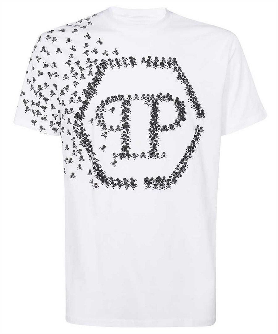 PHILIPP PLEIN-OUTLET-SALE-T-Shirts & Polos WEISS-ARCHIVIST