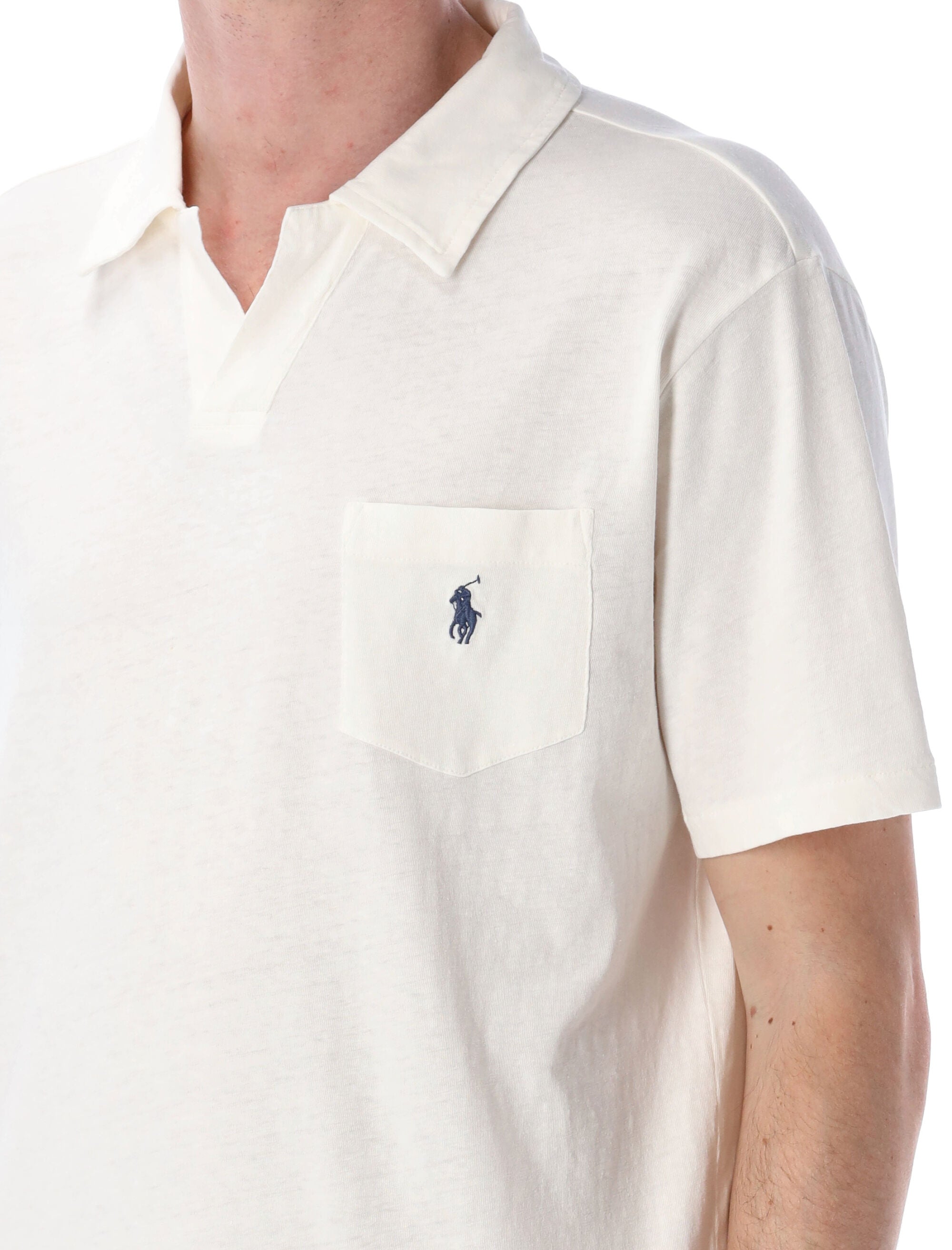 Ralph Lauren-OUTLET-SALE-T-Shirts & Polos WEISS-ARCHIVIST