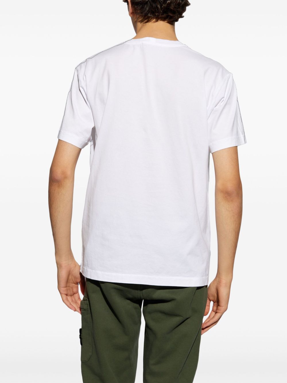 Stone Island-OUTLET-SALE-T-Shirts & Polos WEISS-ARCHIVIST