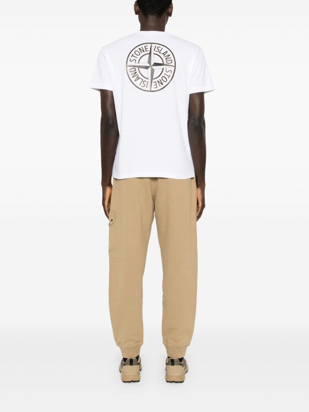 Stone Island-OUTLET-SALE-T-Shirts & Polos WEISS-ARCHIVIST