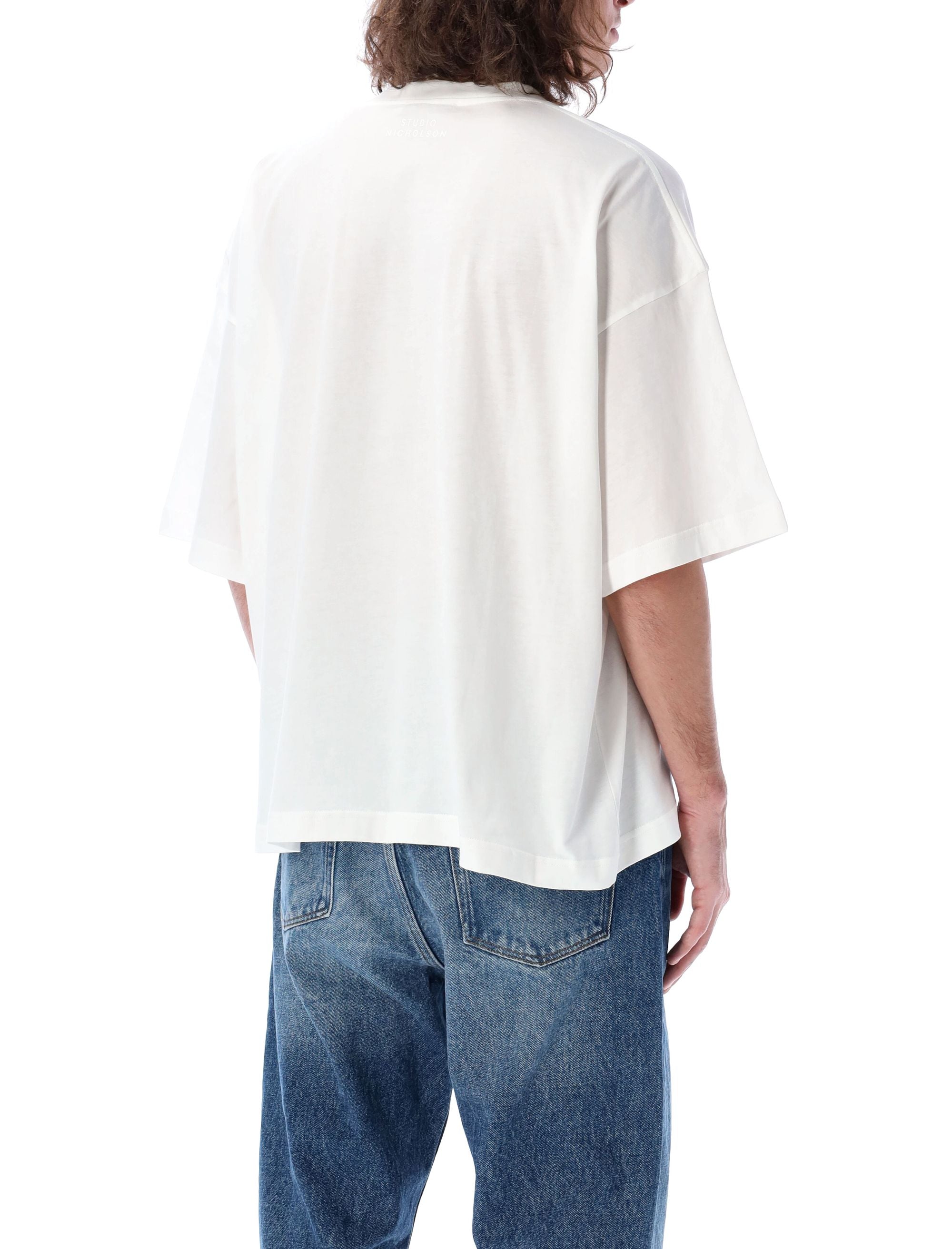 Studio Nicholson-OUTLET-SALE-T-Shirts & Polos WEISS-ARCHIVIST