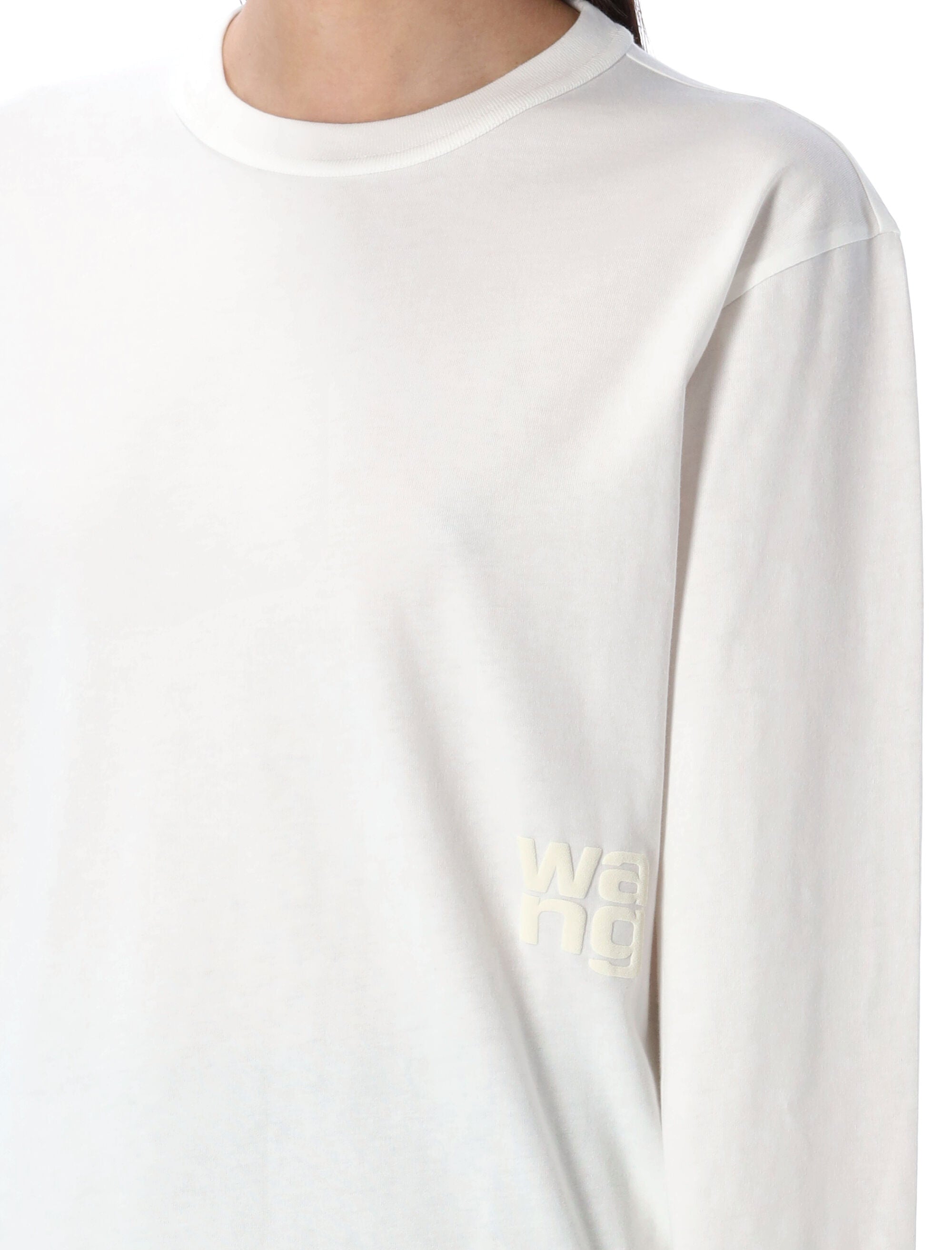 T By Alexander Wang-OUTLET-SALE-T-Shirts & Polos WEISS-ARCHIVIST