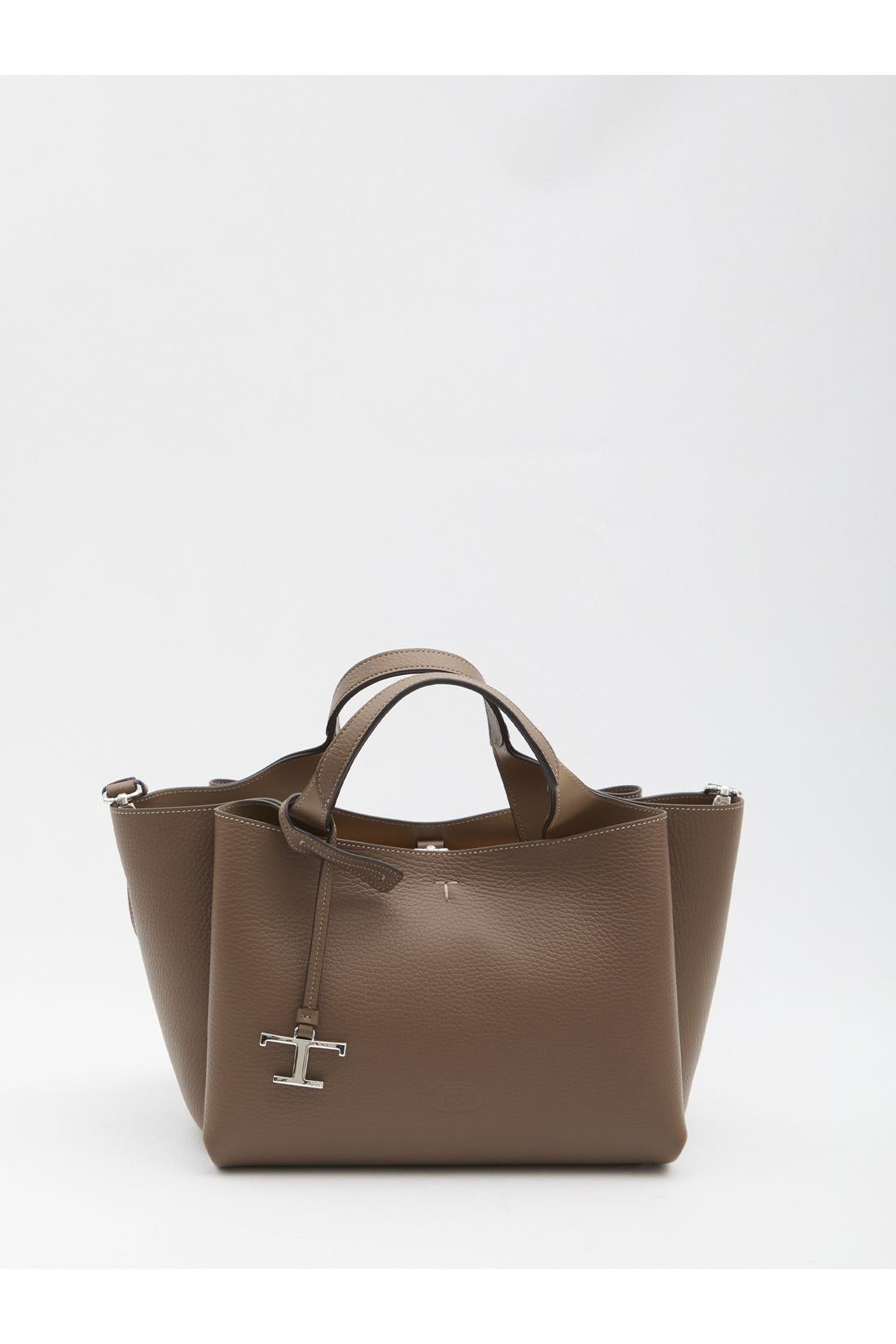 Tod'S-OUTLET-SALE-T Timeless leather bag small-ARCHIVIST