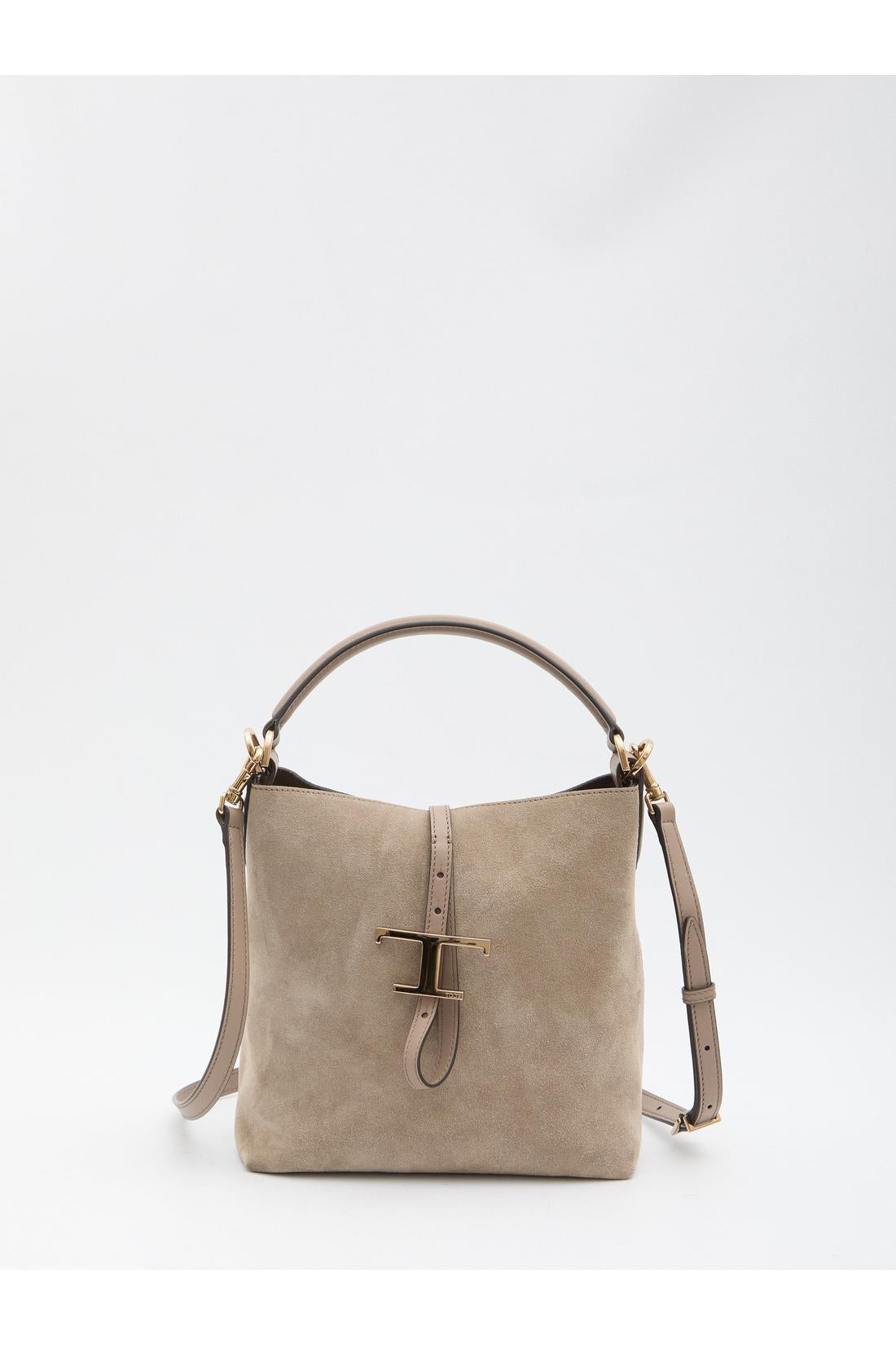 Tod'S-OUTLET-SALE-T Timeless mini bucket bag-ARCHIVIST