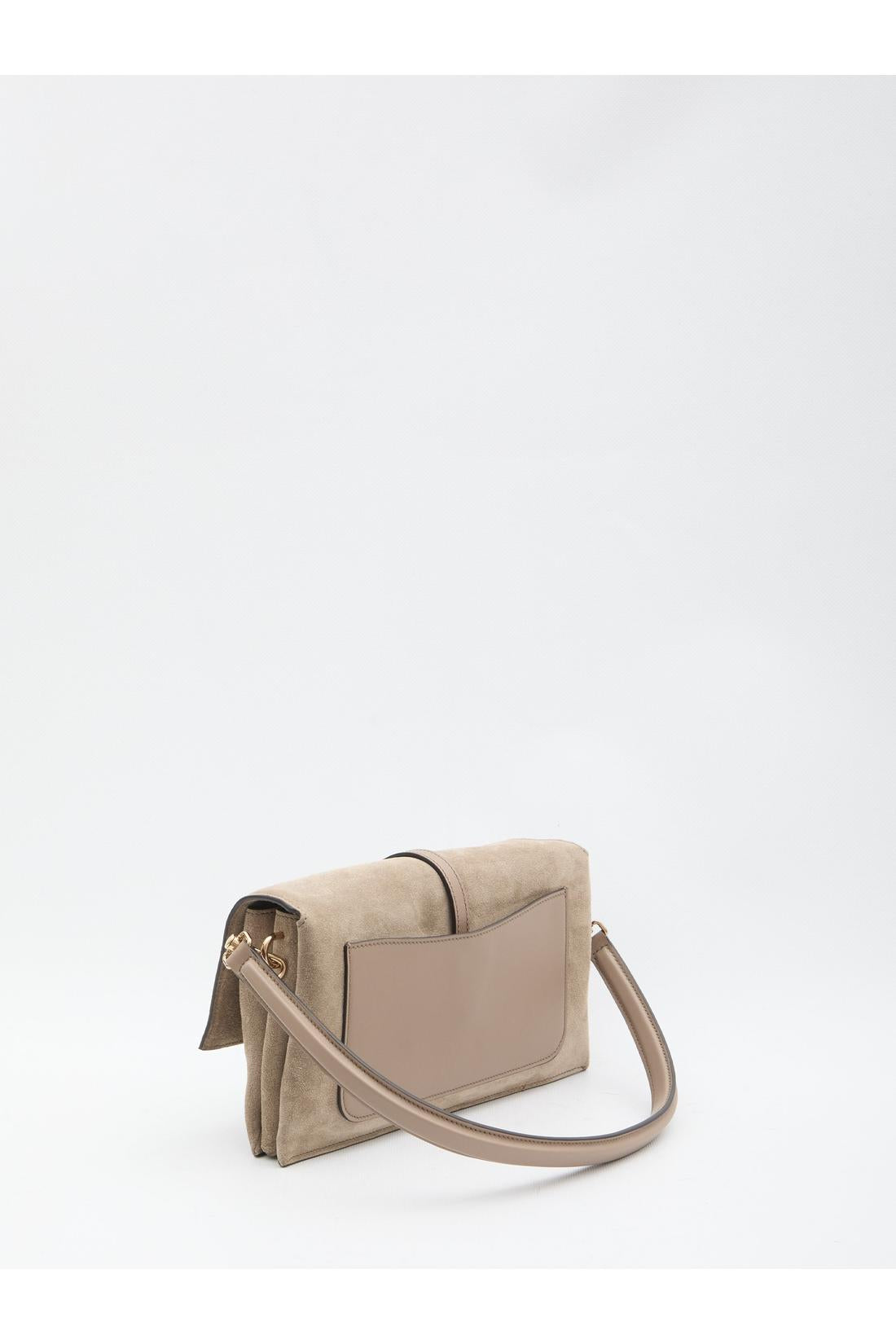 Tod'S-OUTLET-SALE-T Timelss flap bag in leather-ARCHIVIST