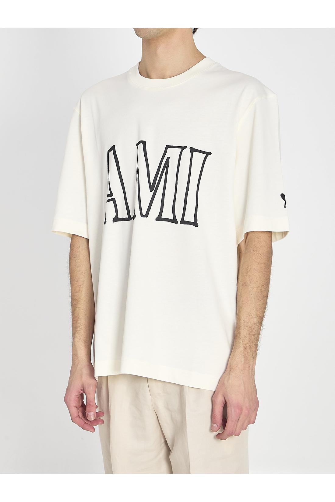 T-shirt in cotton-Shirts-Ami Paris-ARCHIVIST