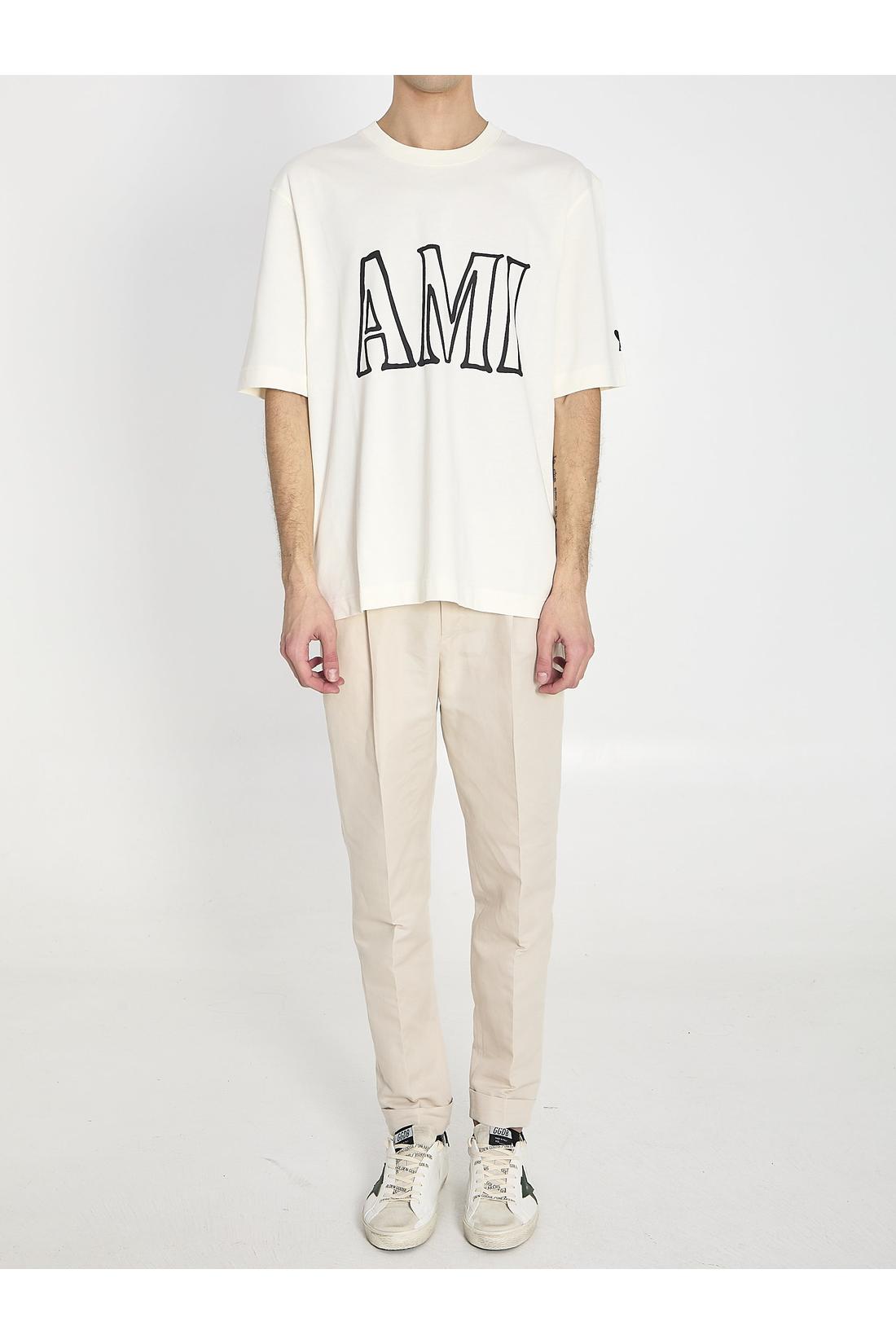 T-shirt in cotton-Shirts-Ami Paris-ARCHIVIST